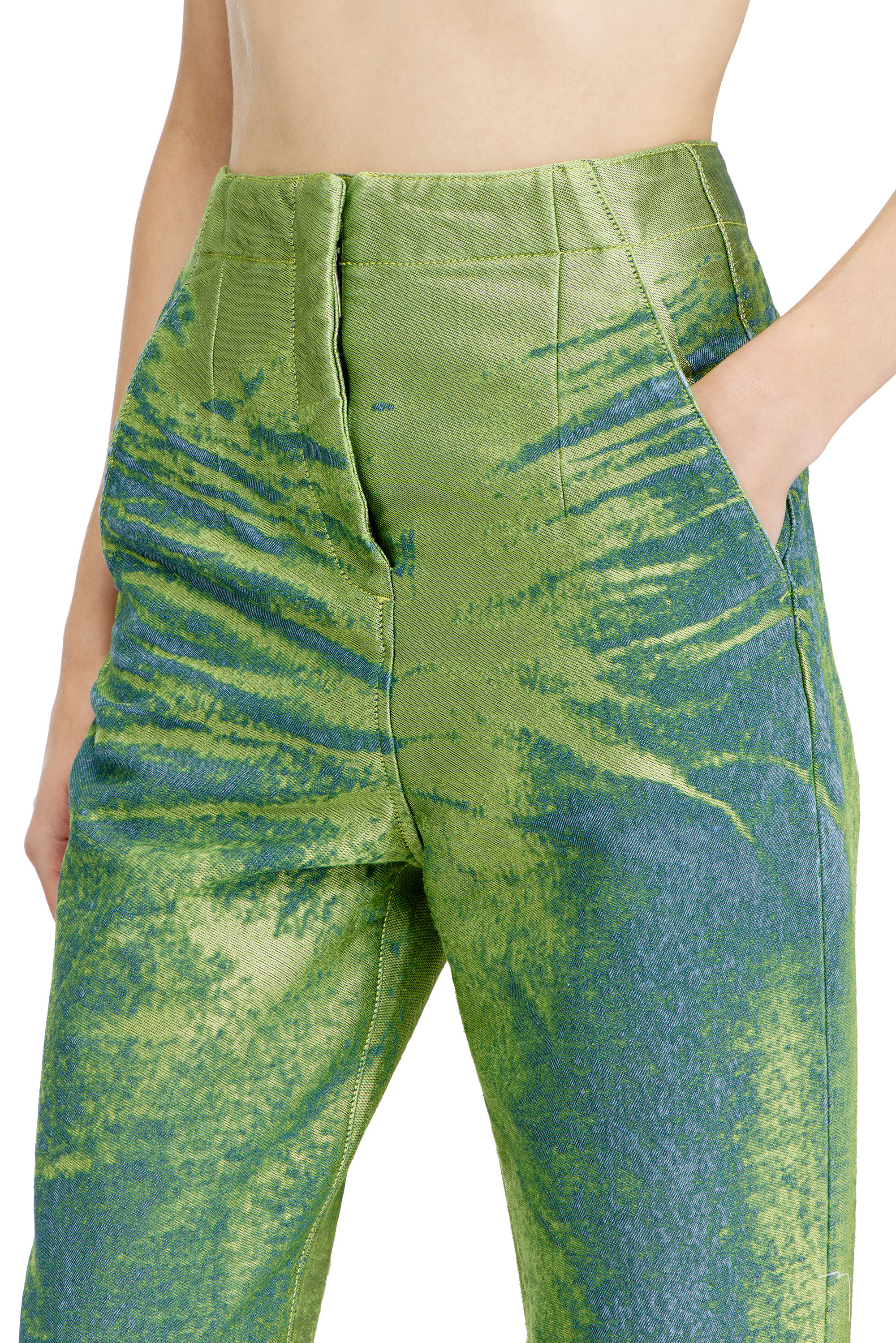 Diesel - Slim Jeans D-DRELIAN 0EFDK Femme, Vert - Image 4