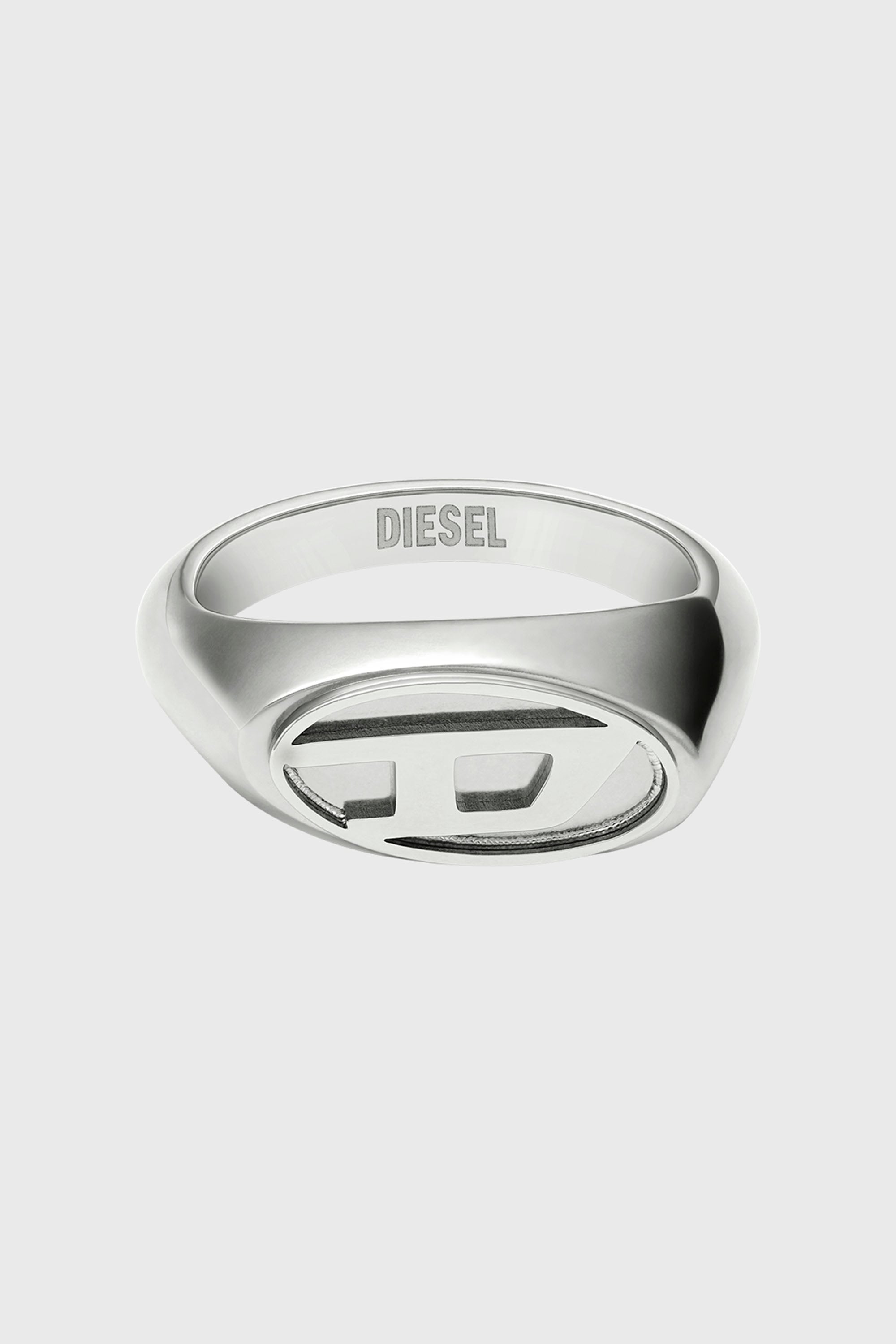 Diesel - DX1475, Bague en acier inoxydable Mixte in Gris argent&eacute; - 2