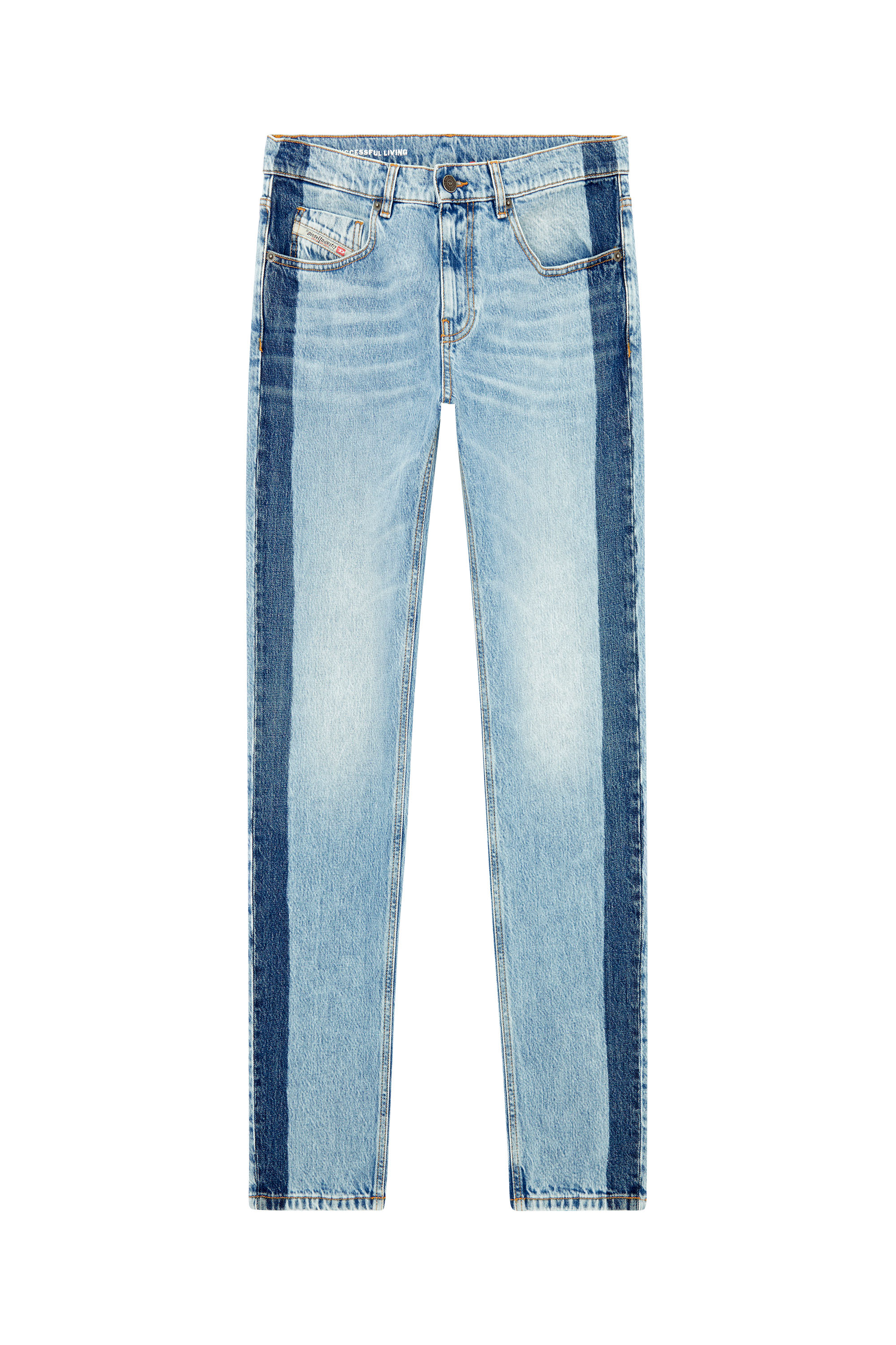 Diesel - Slim Jeans 2019 D-Strukt 0GHAC, Bleu Clair - Image 5