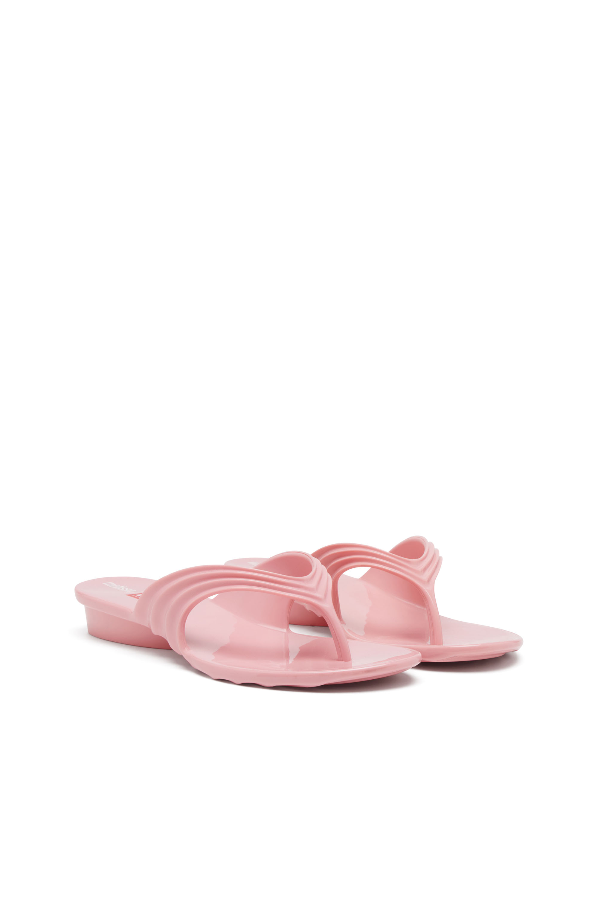 Diesel - MELISSA QUANTUM THONG, Tong sculpturale en Melflex&reg; Femme in Rose - 2