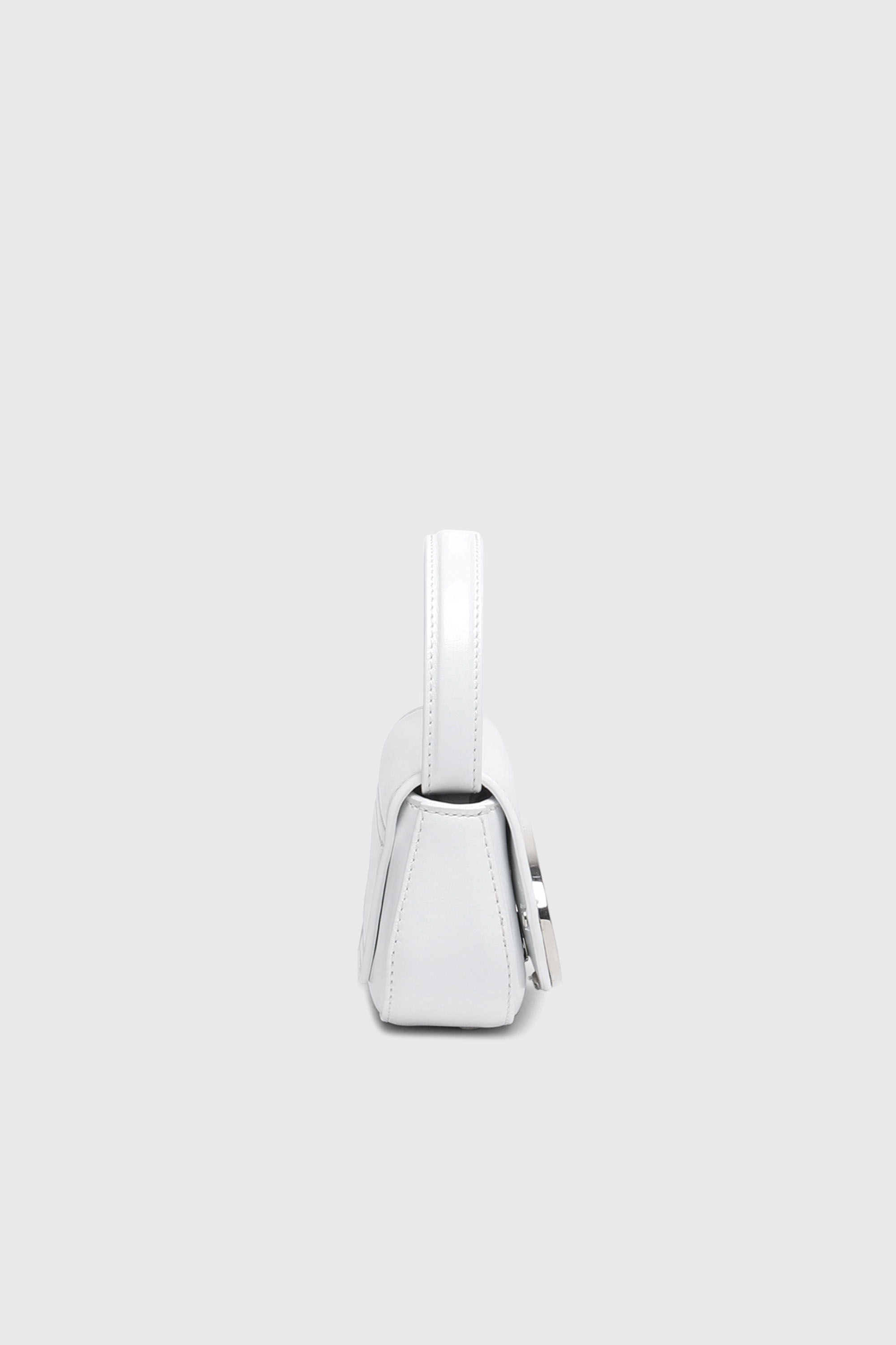 Diesel - 1DR XS, 1DR XS-Mini sac iconique avec plaque D logo Femme in Blanc - 5