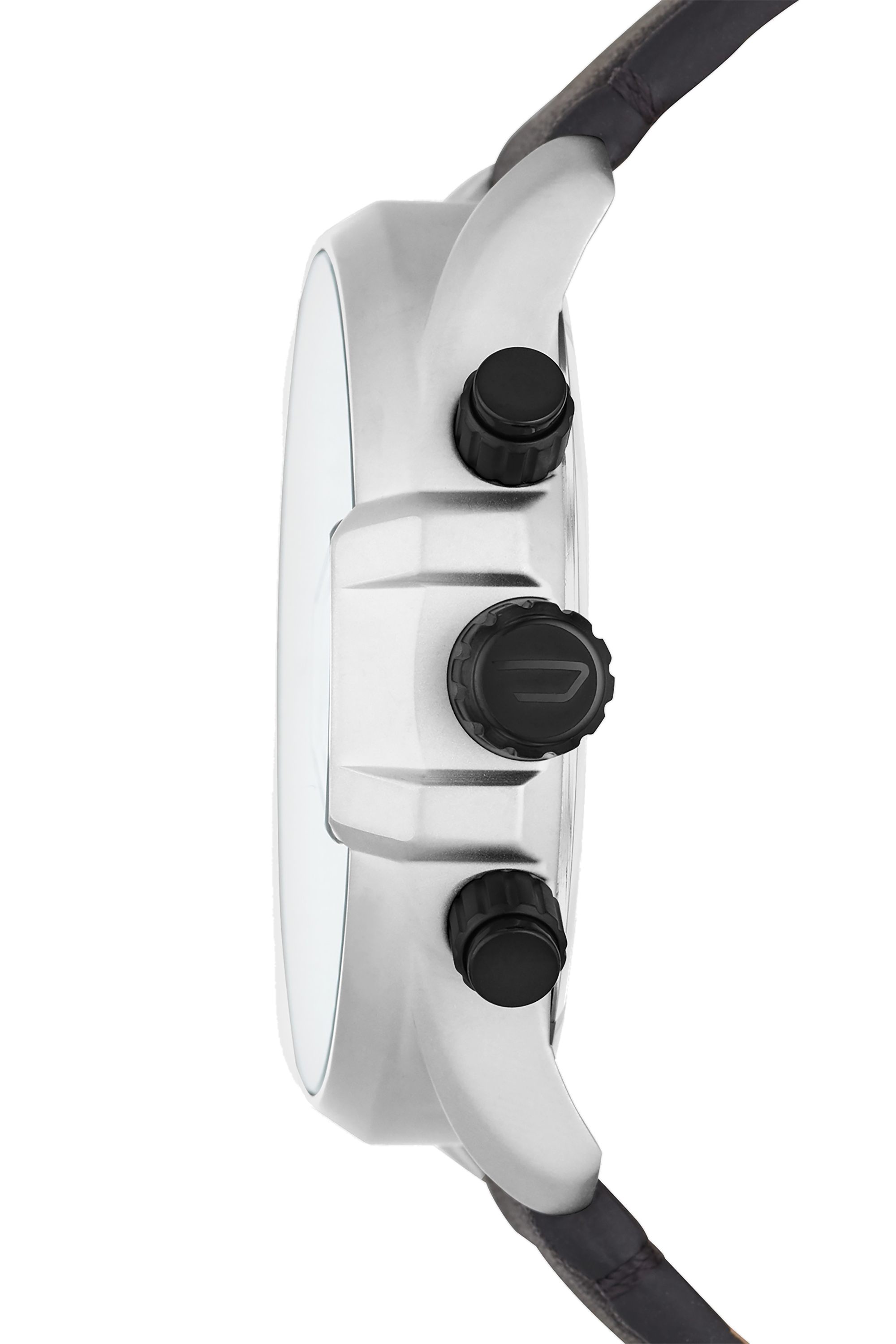 Diesel - DZ4505, Ms9 montre chronographe en cuir noir Homme in Noir - 2