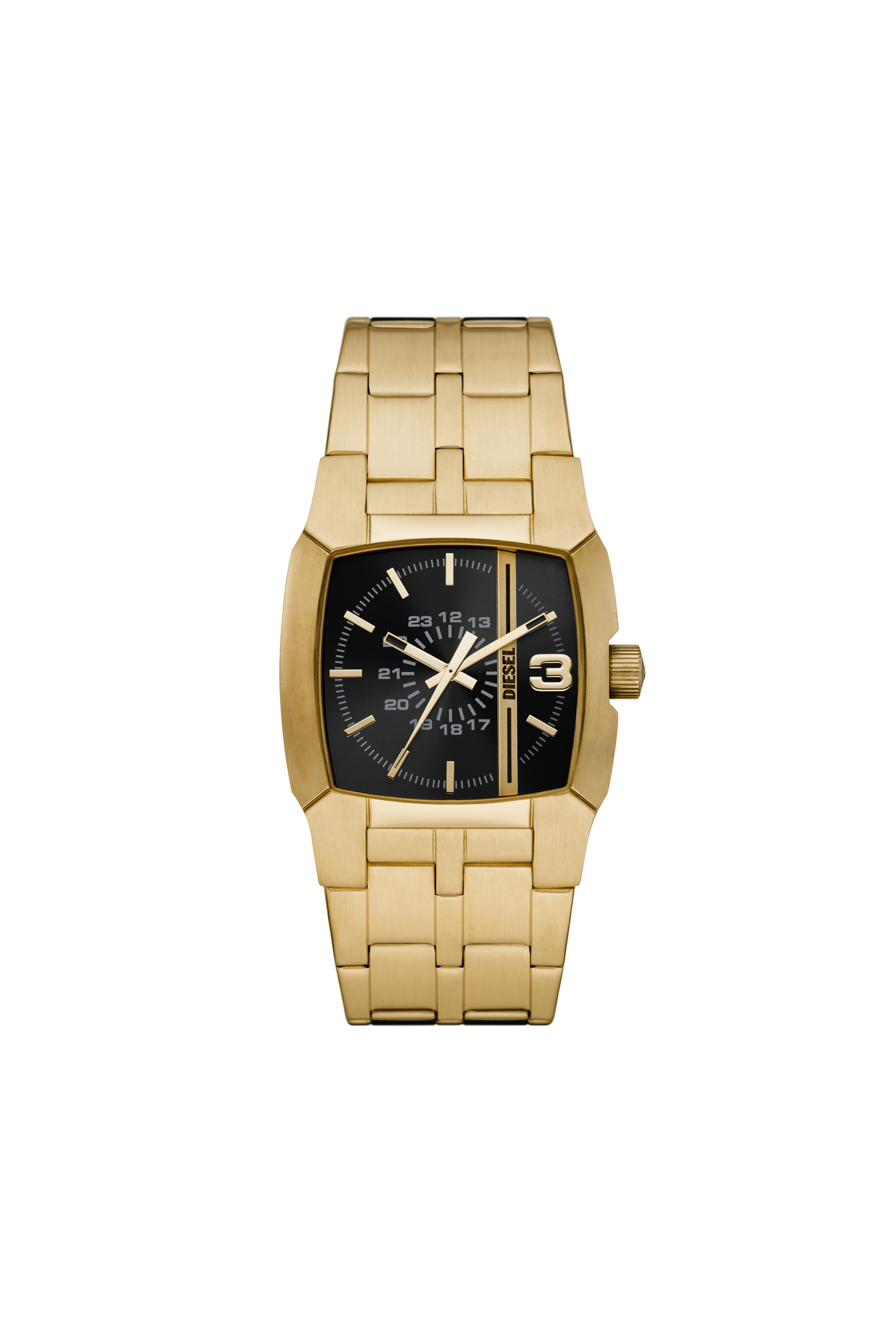 Diesel - DZ2151, Montre Cliffhanger en acier inoxydable couleur or Mixte in Doré - 1