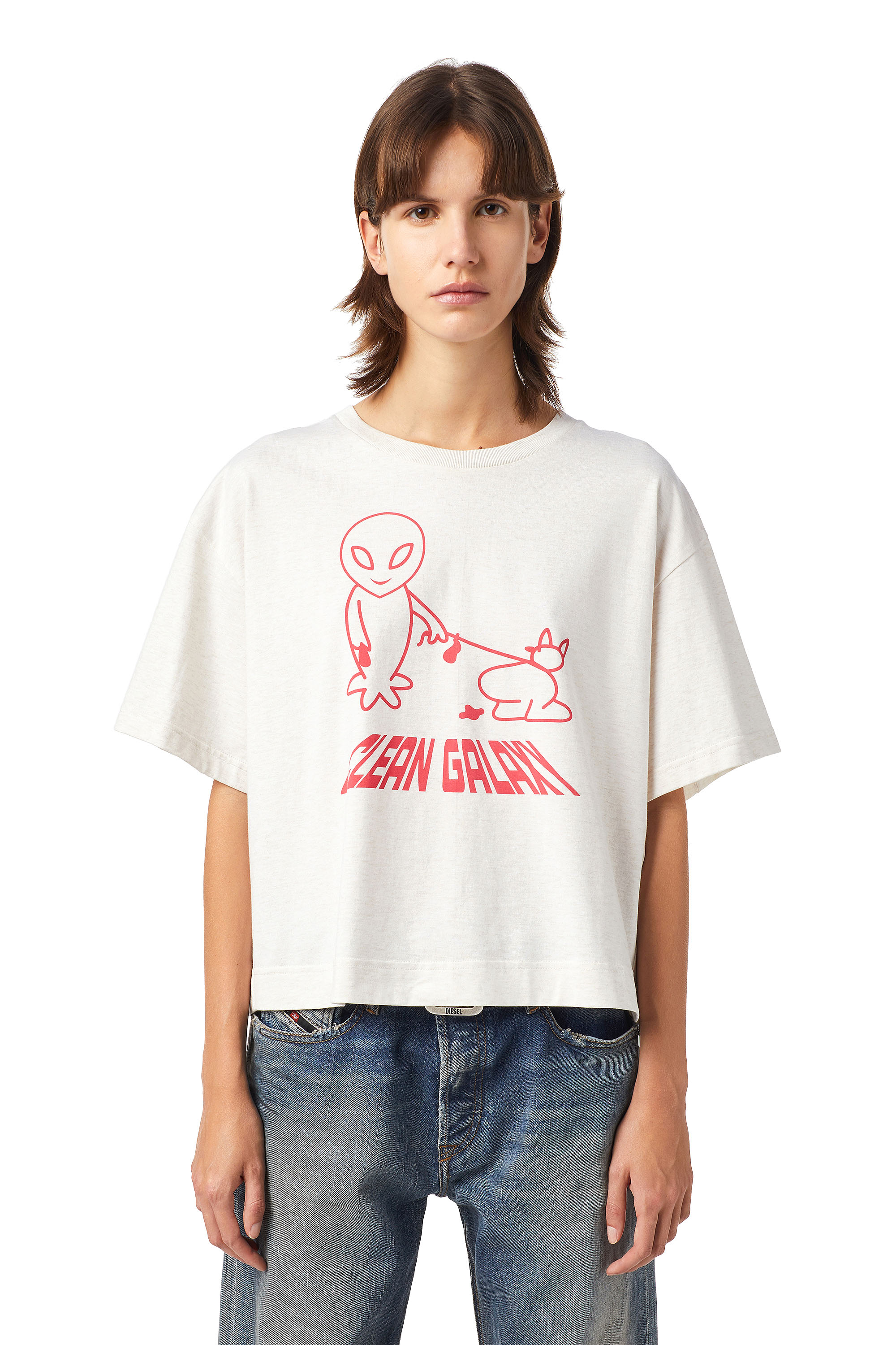 T-BOWLESS-B1, Blanc - T-Shirts