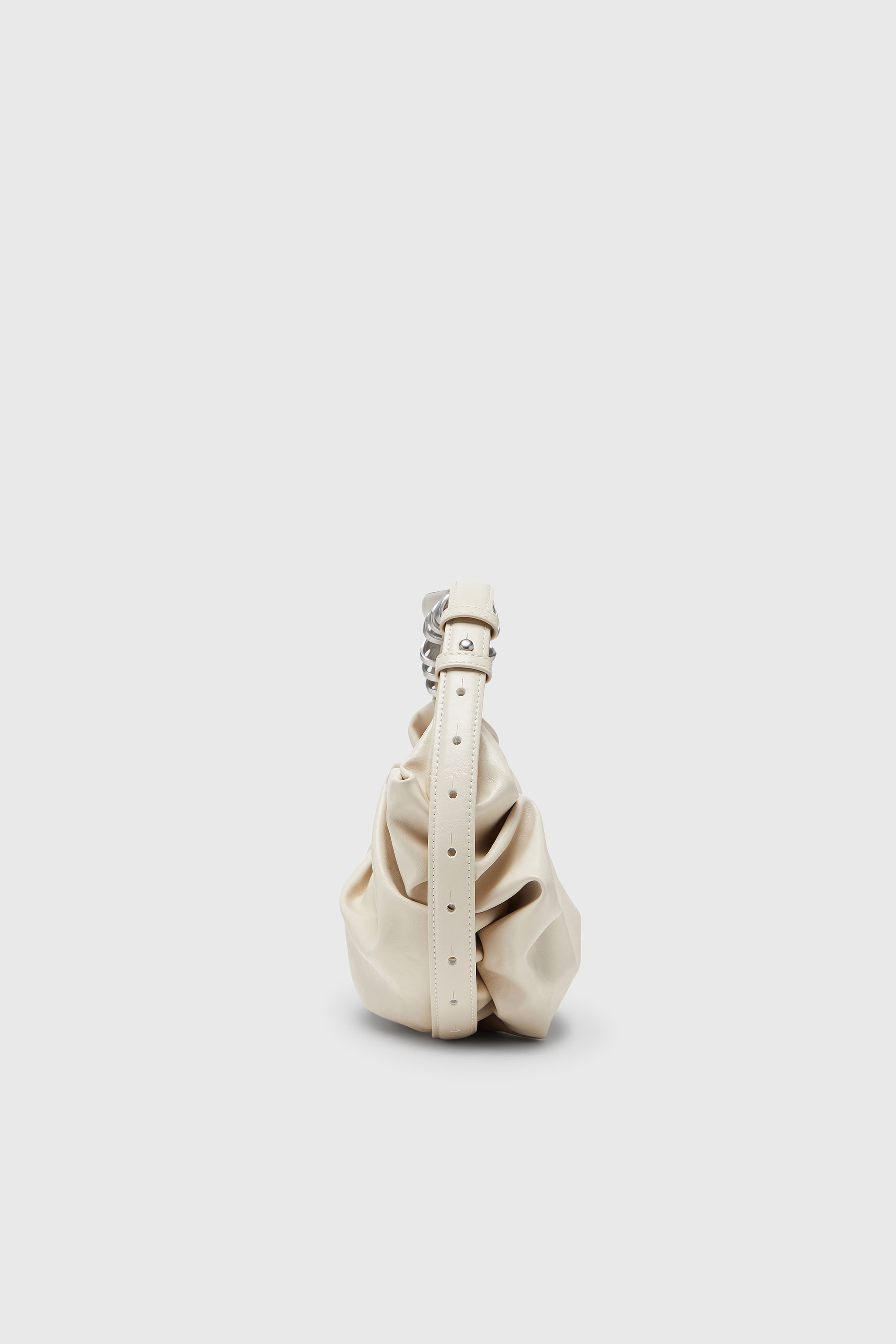 Diesel - GRAB-D HOBO S, Grab-D-Sac hobo froiss&eacute; Femme in Blanc - 4