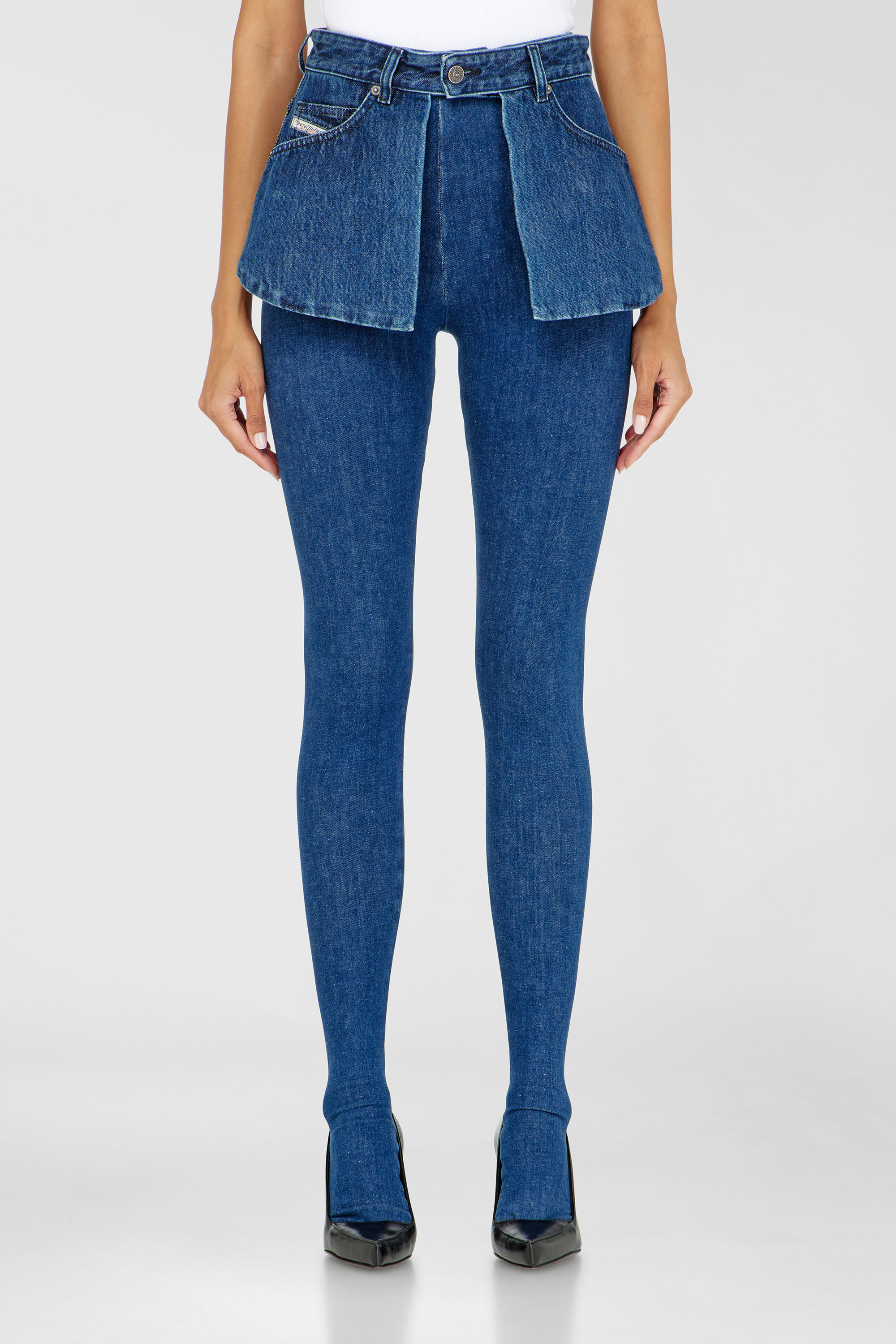 Diesel - Skinny Jeans D-Spika 09R31 Femme, Bleu Fonc&eacute; - Image 4
