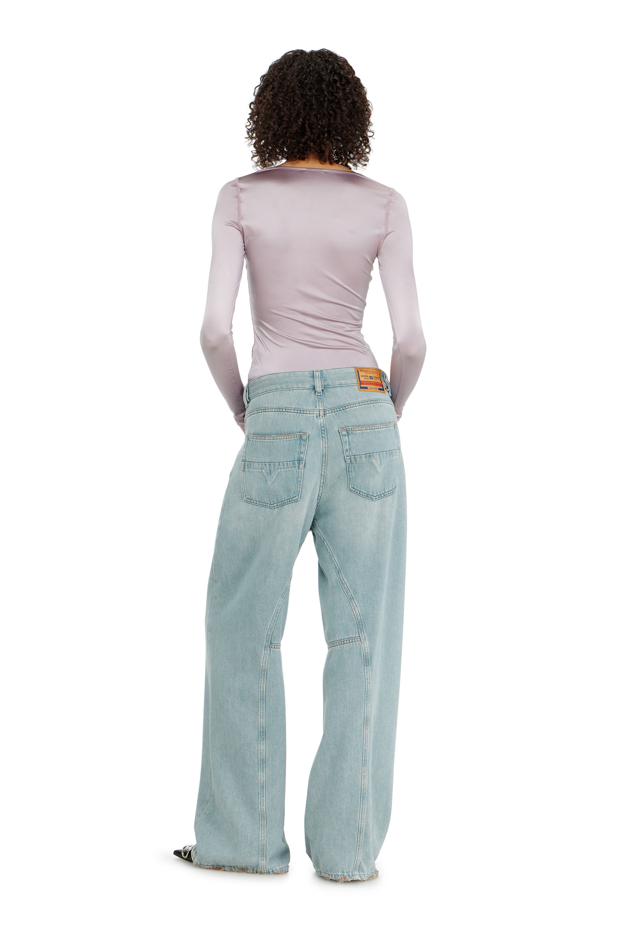 Diesel - Relaxed Jeans 1996 D-Sire 09P84 Femme, Bleu Clair - Image 3