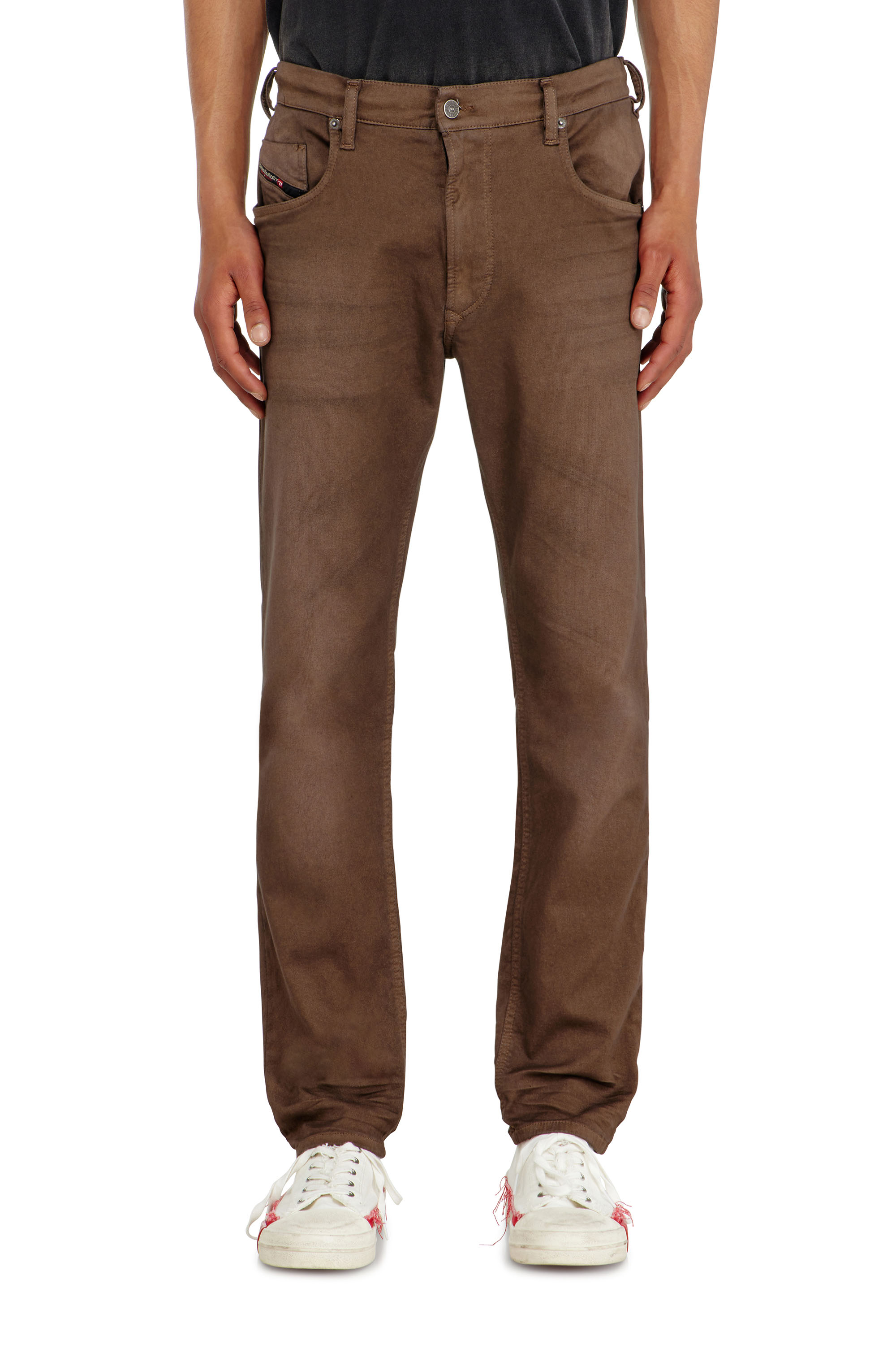 Diesel - Regular 2032 D-Krooley-BW Joggjeans&reg; 0670M Homme, Marron - Image 3