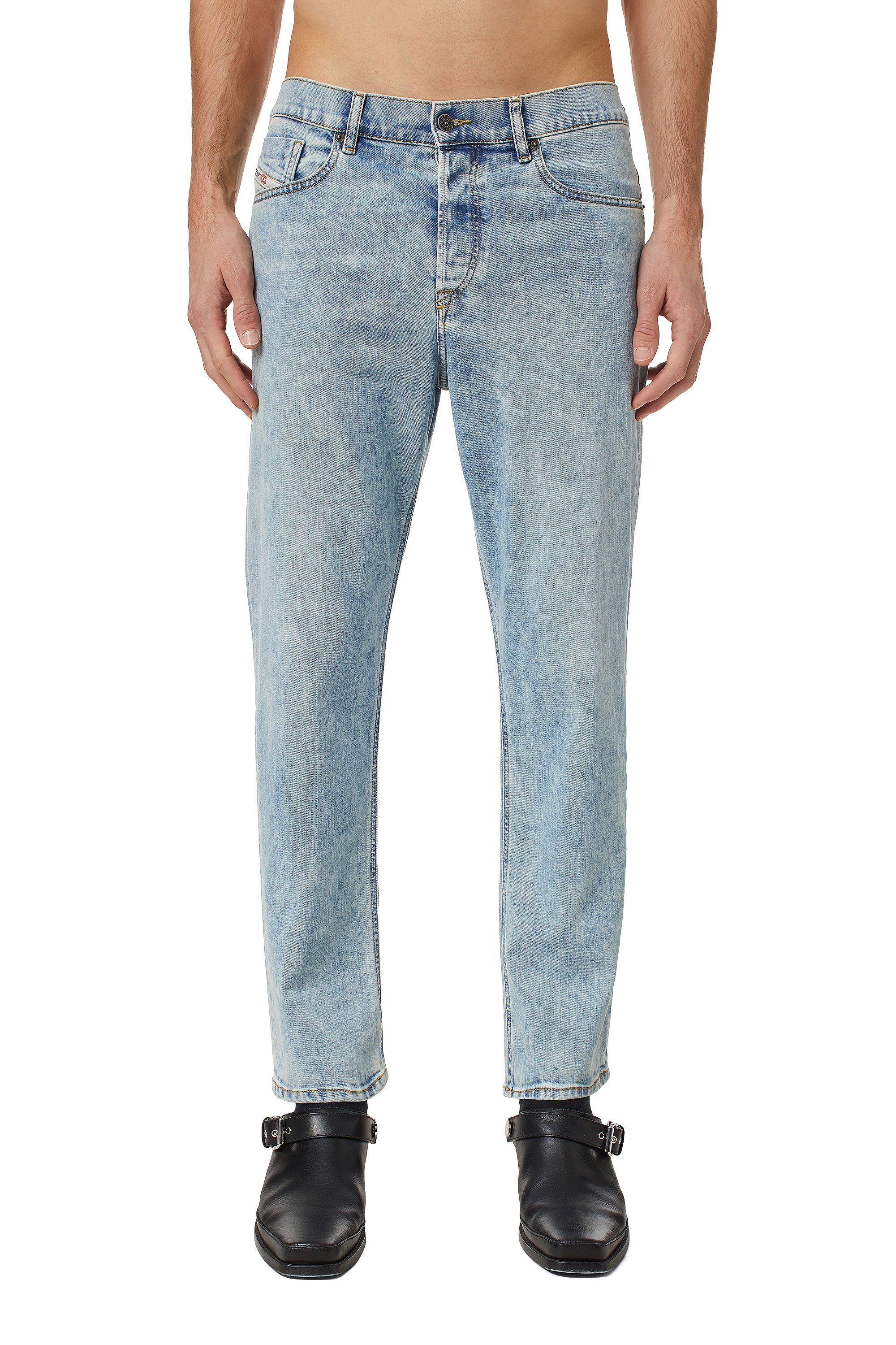 Diesel - 2005 D-FINING 0GDAM Tapered Jeans, Bleu Clair - Image 1