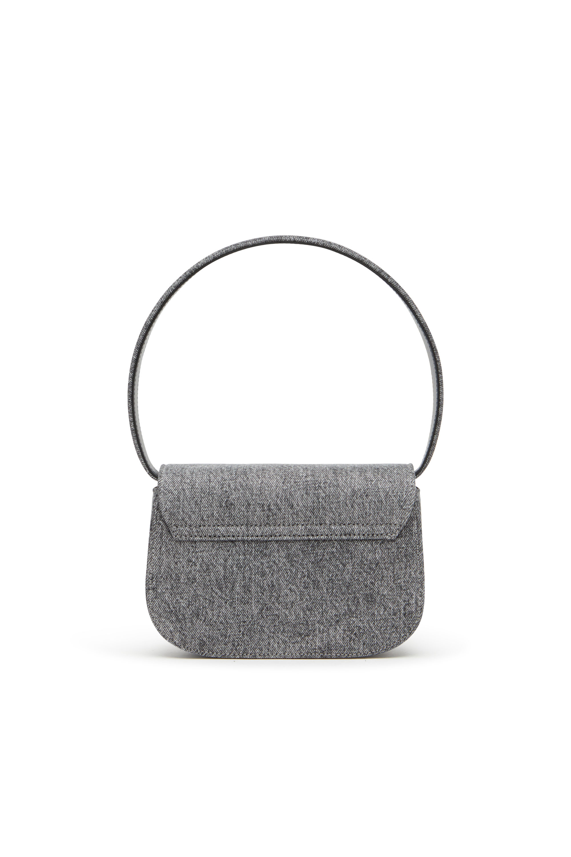 Diesel - 1DR, 1DR-Sac à bandoulière iconique en denim stonewashed Femme in Noir - 2