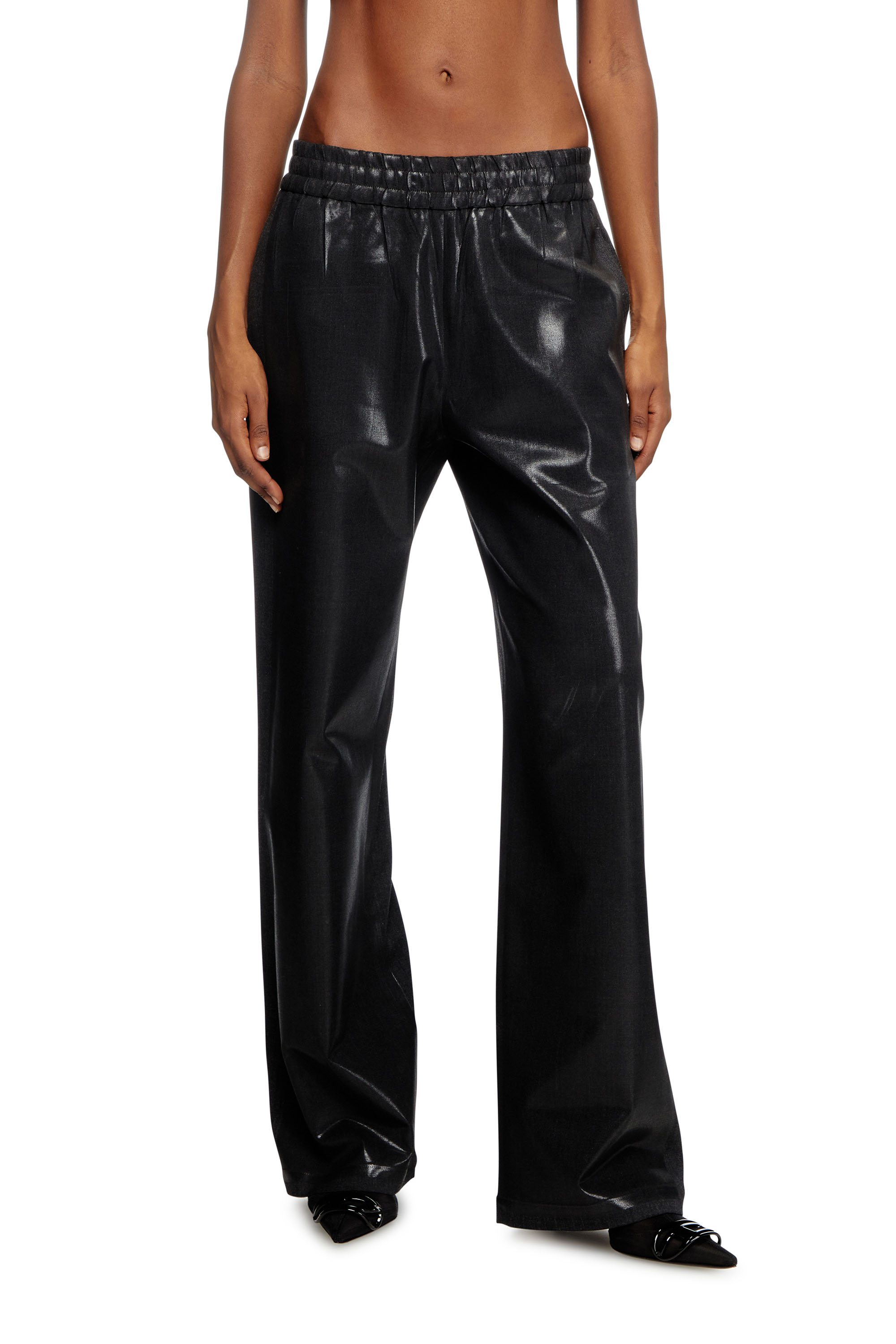 Diesel - P-DREY, Pantalon de survêtement avec fit ample Femme in Noir - 2