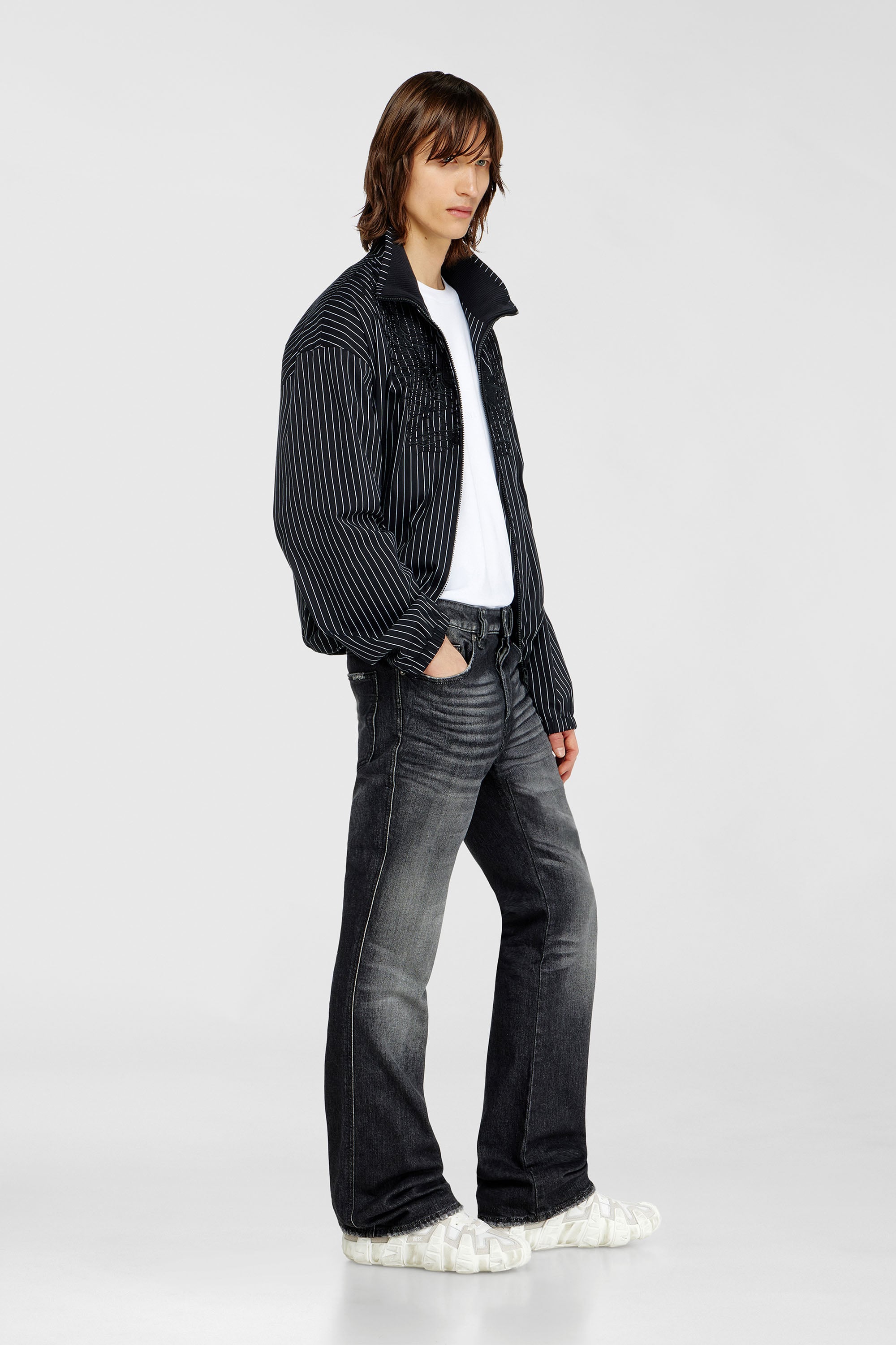 Diesel - Bootcut Jeans 1998 D-Buck 09L50 Homme, Noir/Gris fonc&eacute; - Image 2