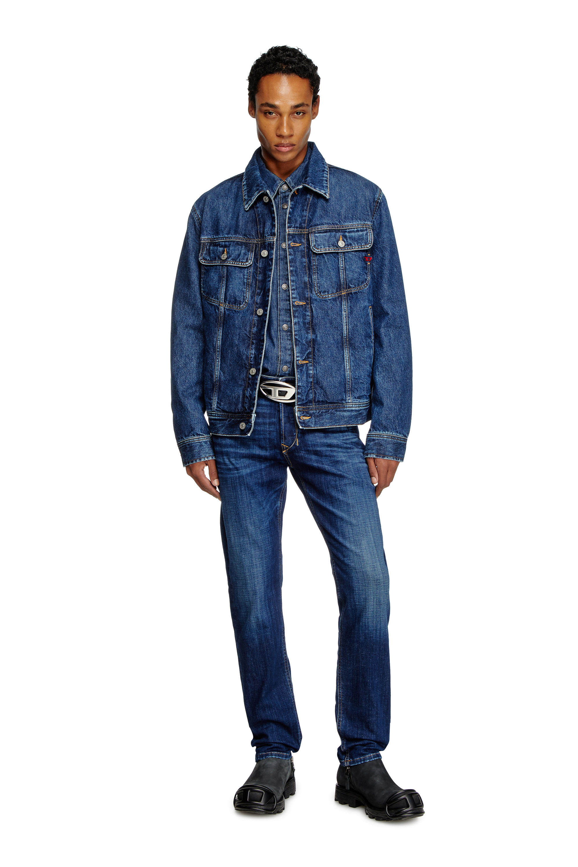 Diesel - Regular Jeans 1986 Larkee-Beex 09L62 Homme, Bleu Foncé - Image 2