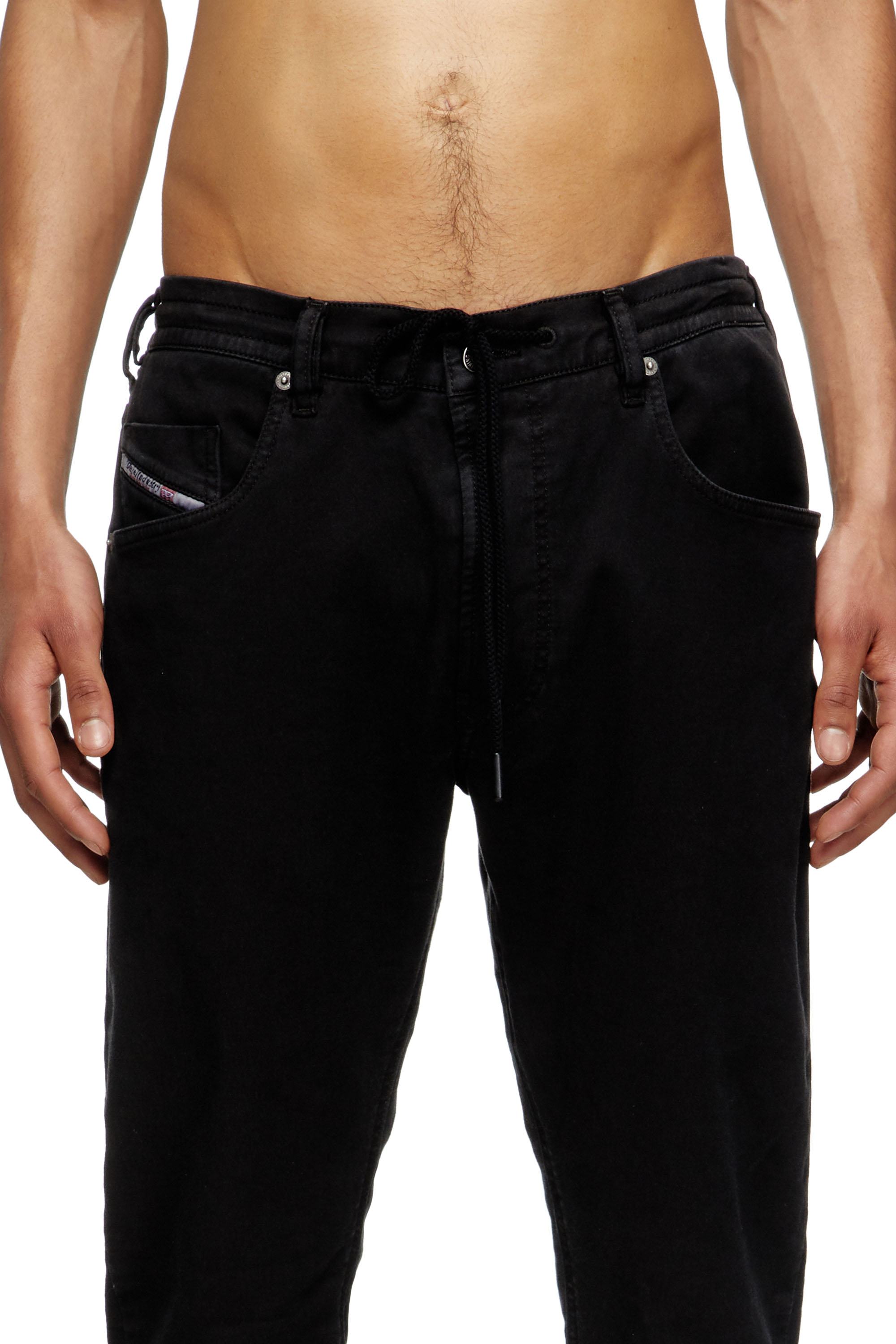 Diesel - Regular 2032 D-Krooley Joggjeans® 068NH Homme, Noir/Gris foncé - Image 5