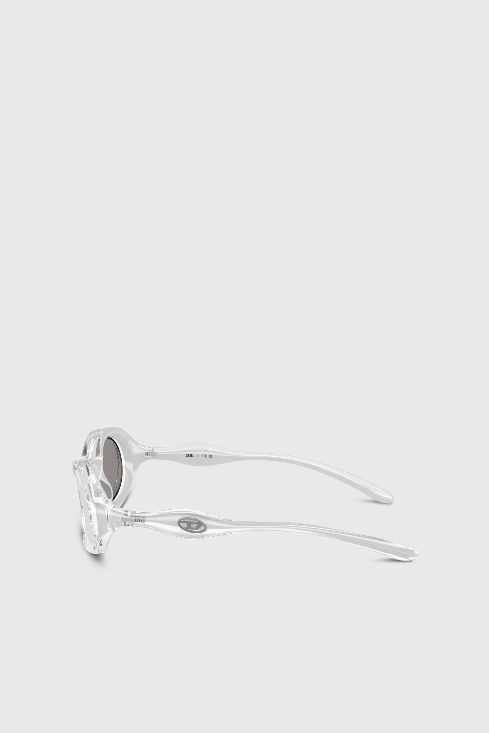 Diesel - 0DL3011U, Lunettes de soleil ovales Mixte in Gris - 2