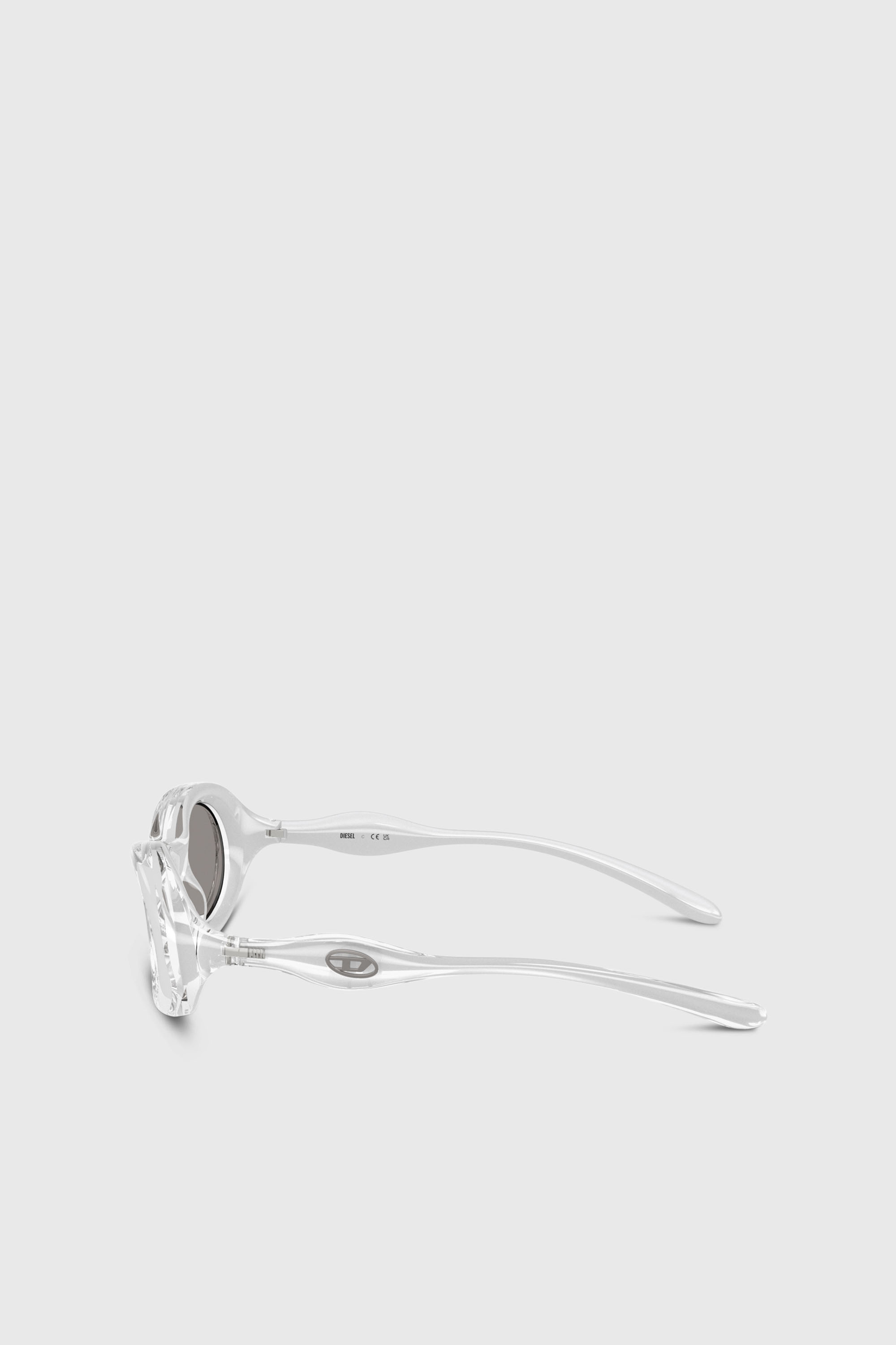 Diesel - 0DL3011U, Lunettes de soleil ovales Mixte in Gris - 2