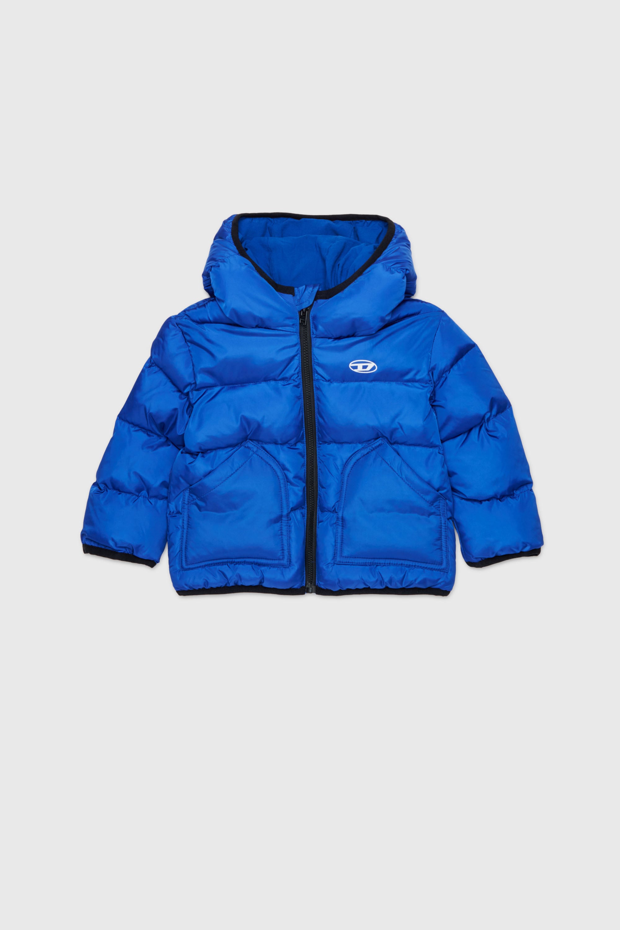 Diesel - JSIPB, Doudoune avec logo Oval D Mixte in Bleu - 1