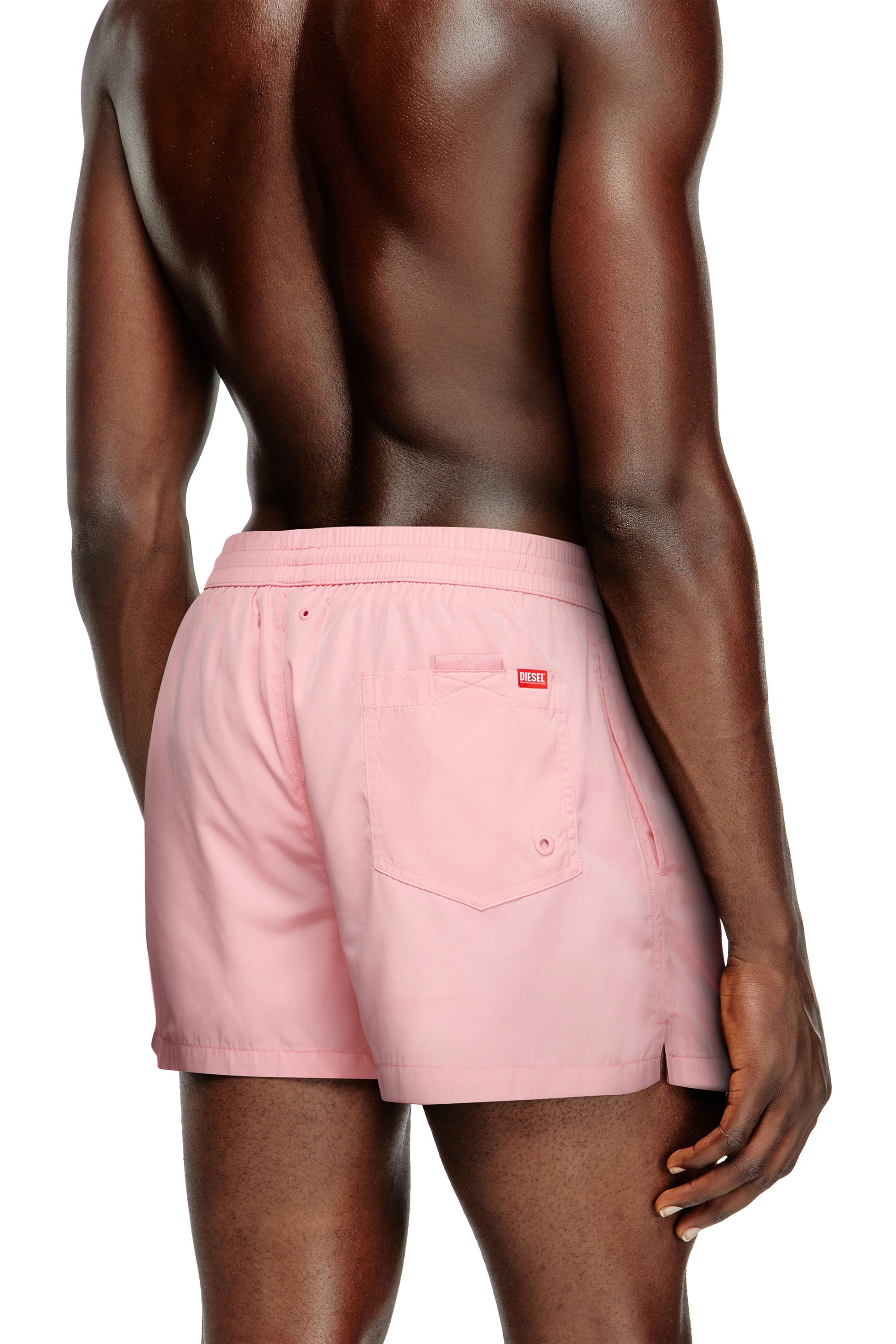 Diesel - MARIO-34-D-CORE, Short de bain avec logo imprimé Homme in Rose - 3