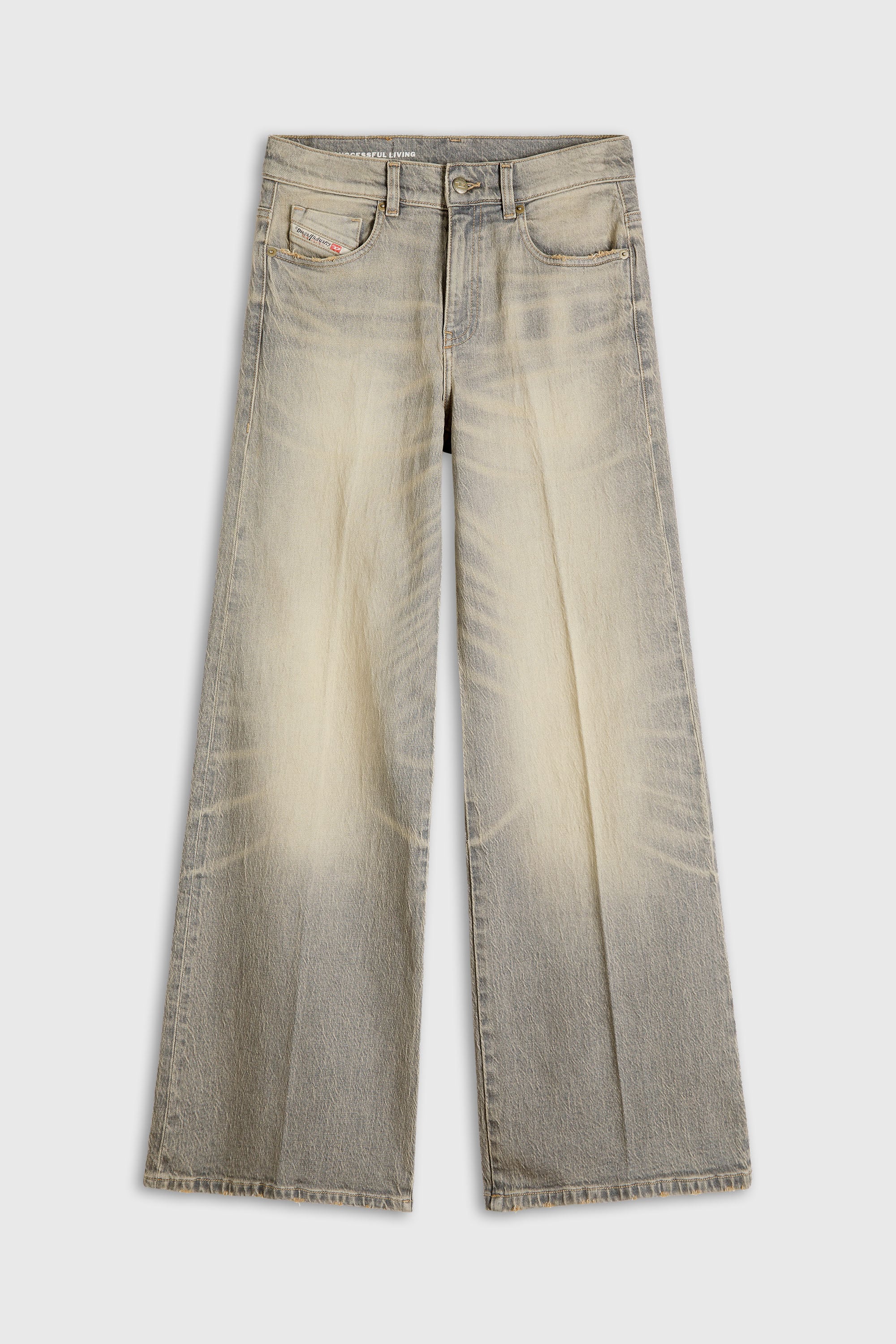 Diesel - Flare Jeans 1978 D-Akemi 0LJDV Femme, Gris - Image 2