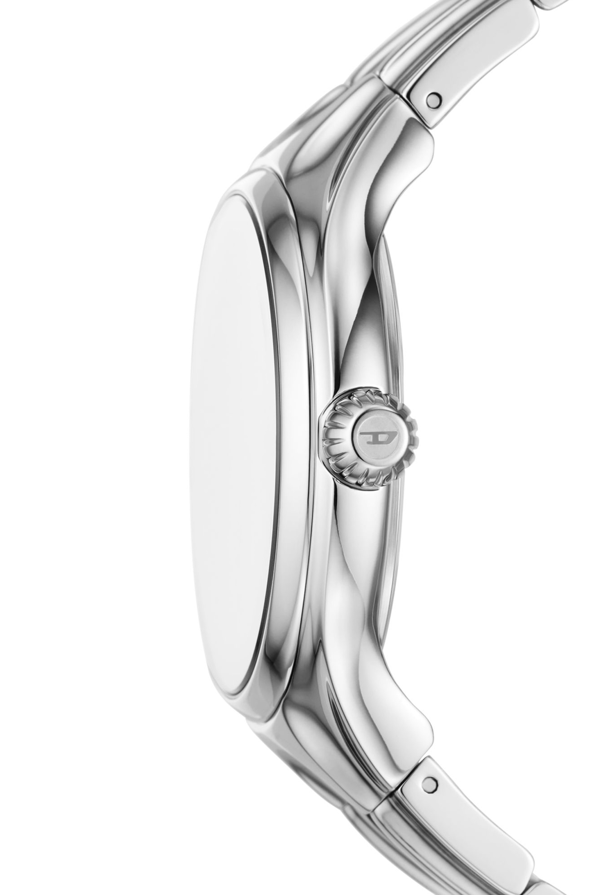 Diesel - DZ2205 WATCH, Man Streamline three-hand stainless steel watch in Silver - Image 3