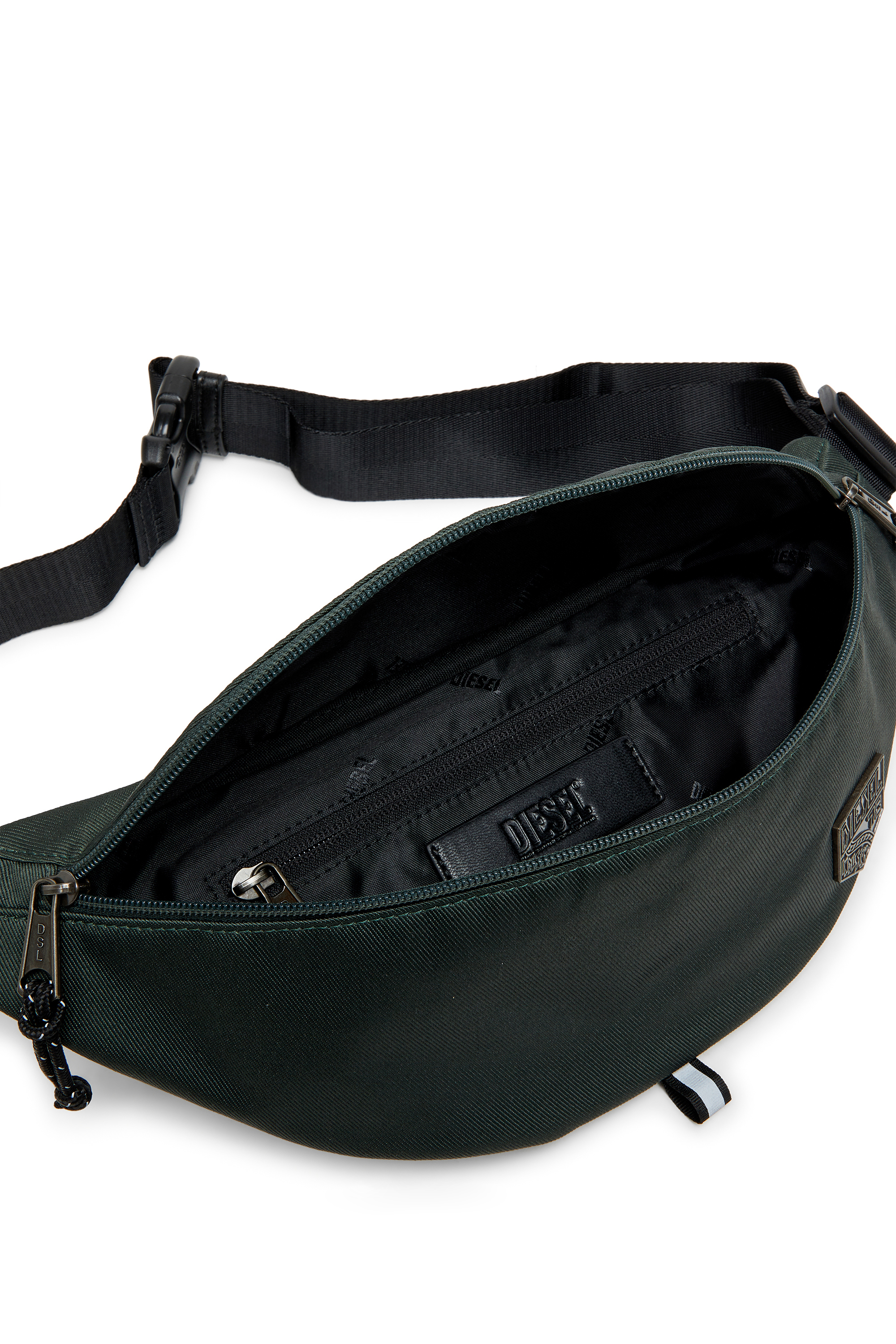 Diesel - D-PACK BELTBAG X, D-Pack - Sac banane en nylon avec logo embl&egrave;me Mixte in Vert - 3