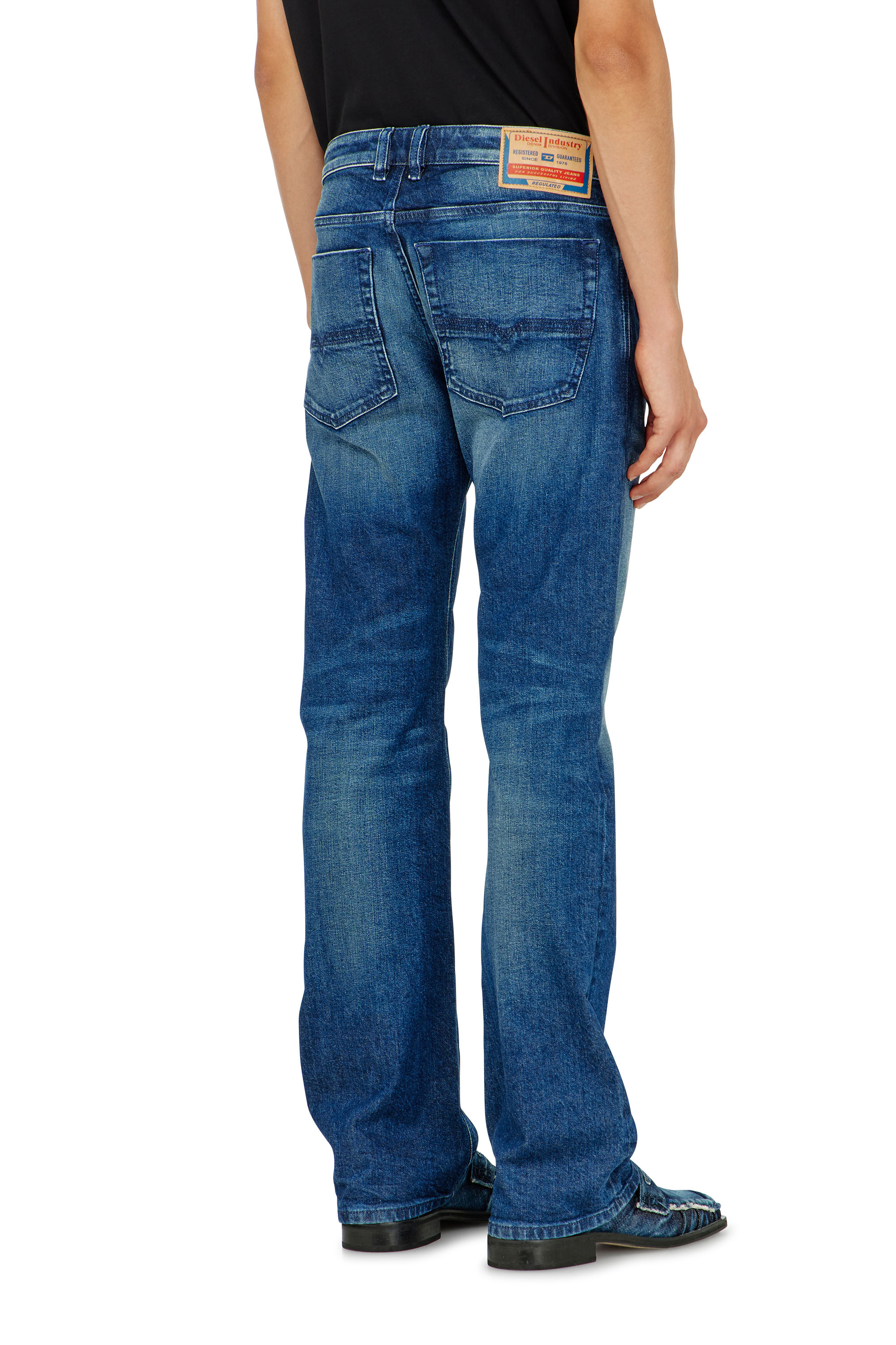Diesel - Bootcut Jeans 2007 Zatiny 09L51 Homme, Bleu Fonc&eacute; - Image 5