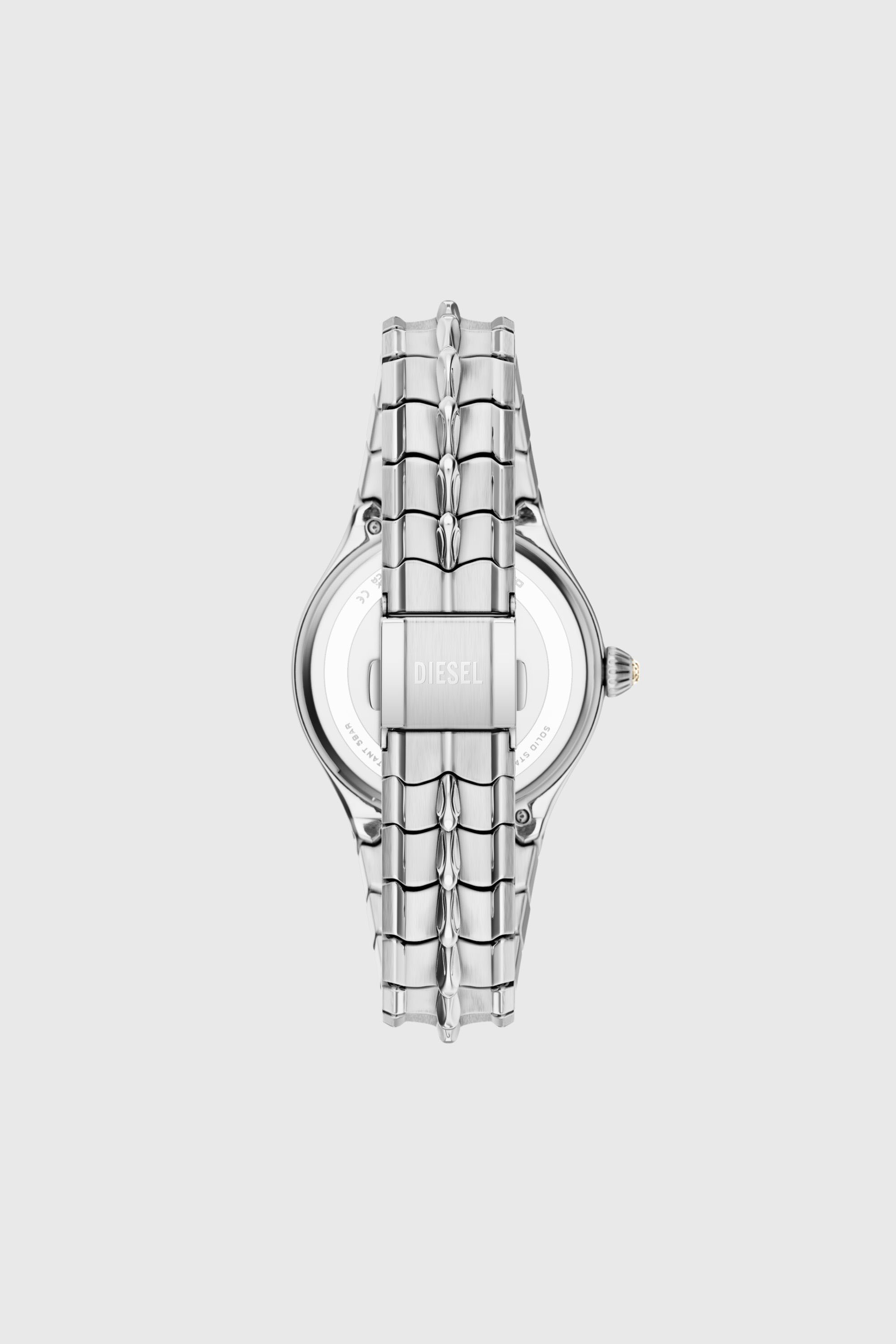 Diesel - DZ5631 WATCH, Montre Vert en acier inoxydable Homme in Gris argent&eacute; - 2
