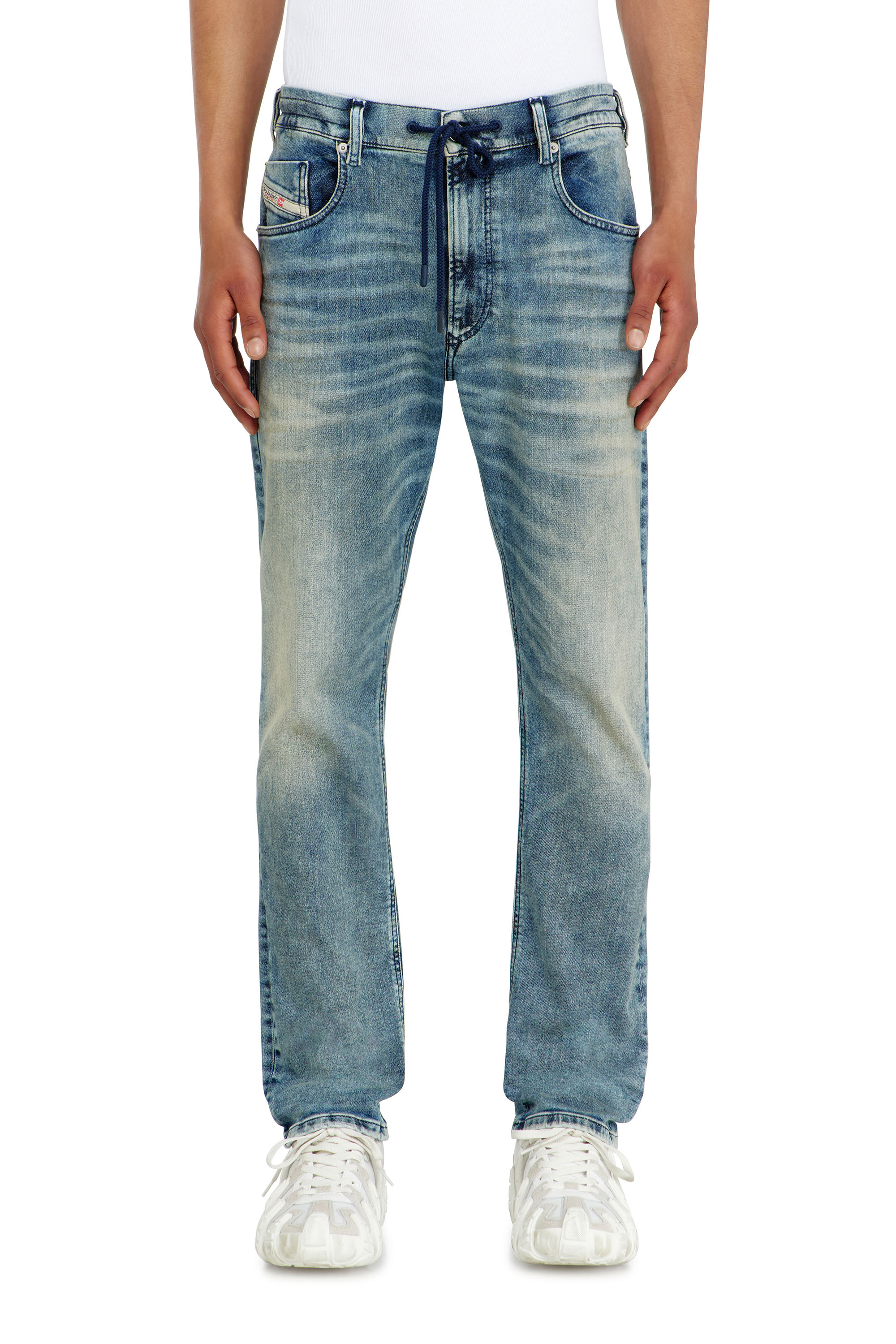Diesel - Regular 2032 D-Krooley Joggjeans&reg; 09N63 Homme, Bleu Clair - Image 2