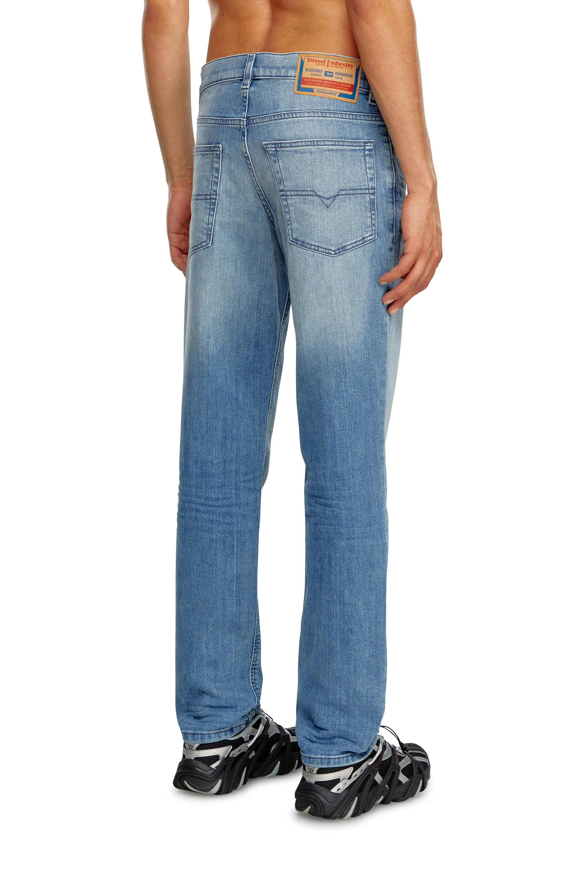 Diesel - Man Tapered Jeans 2023 D-Finitive 0GRDI, Light Blue - Image 3