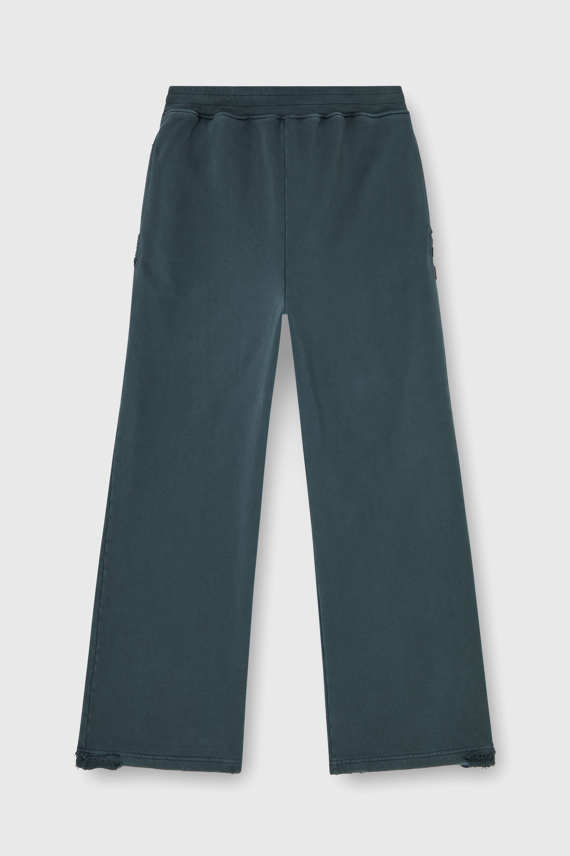 Diesel - P-MARTAINS-CRYSTALS, Pantalon de surv&ecirc;tement effet us&eacute; avec d&eacute;tails en cristal Homme in Vert - 2