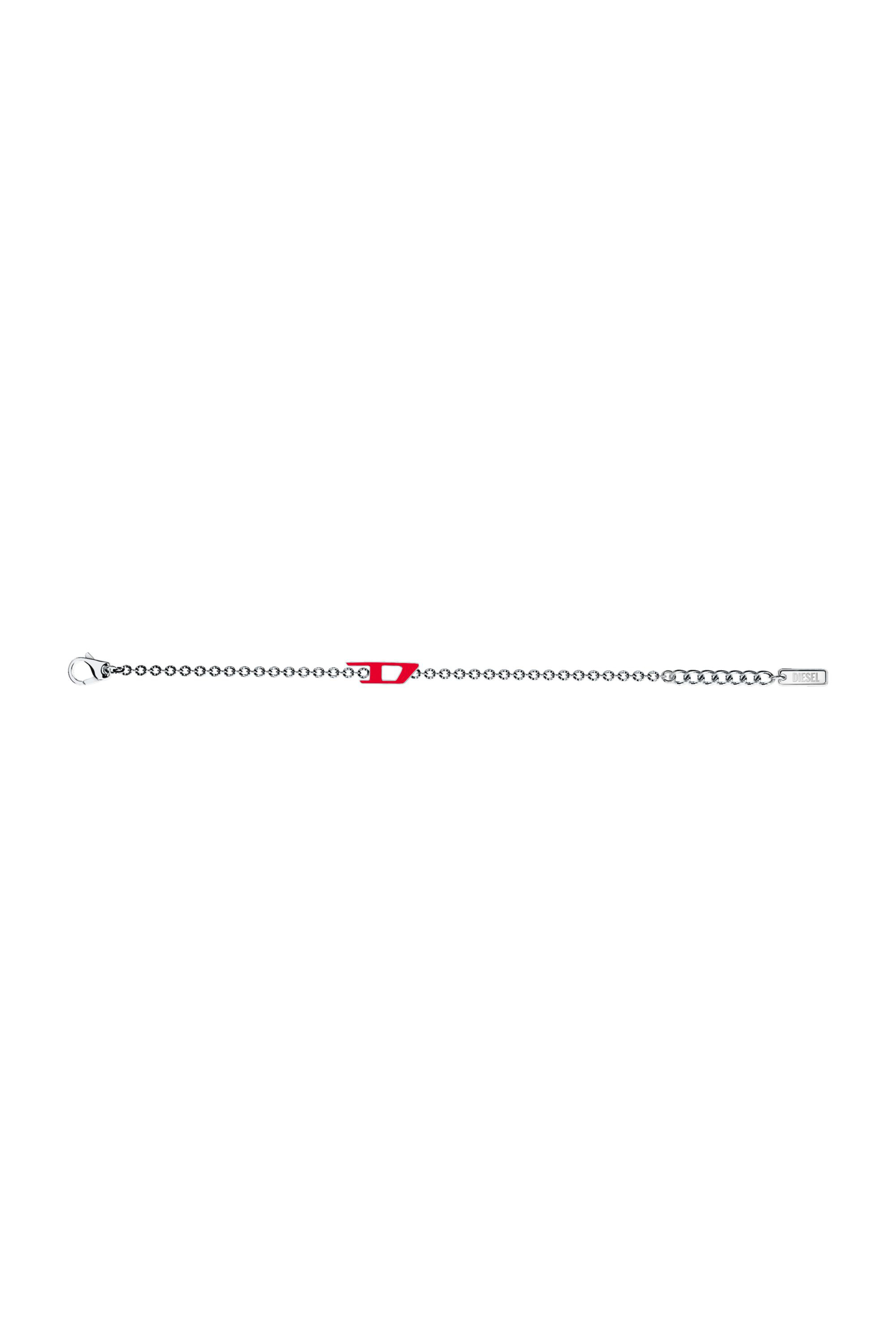 Diesel - DX1691040 JEWELLERY, Bracelet cha&icirc;ne en acier inoxydable Mixte in Gris argent&eacute; - 4