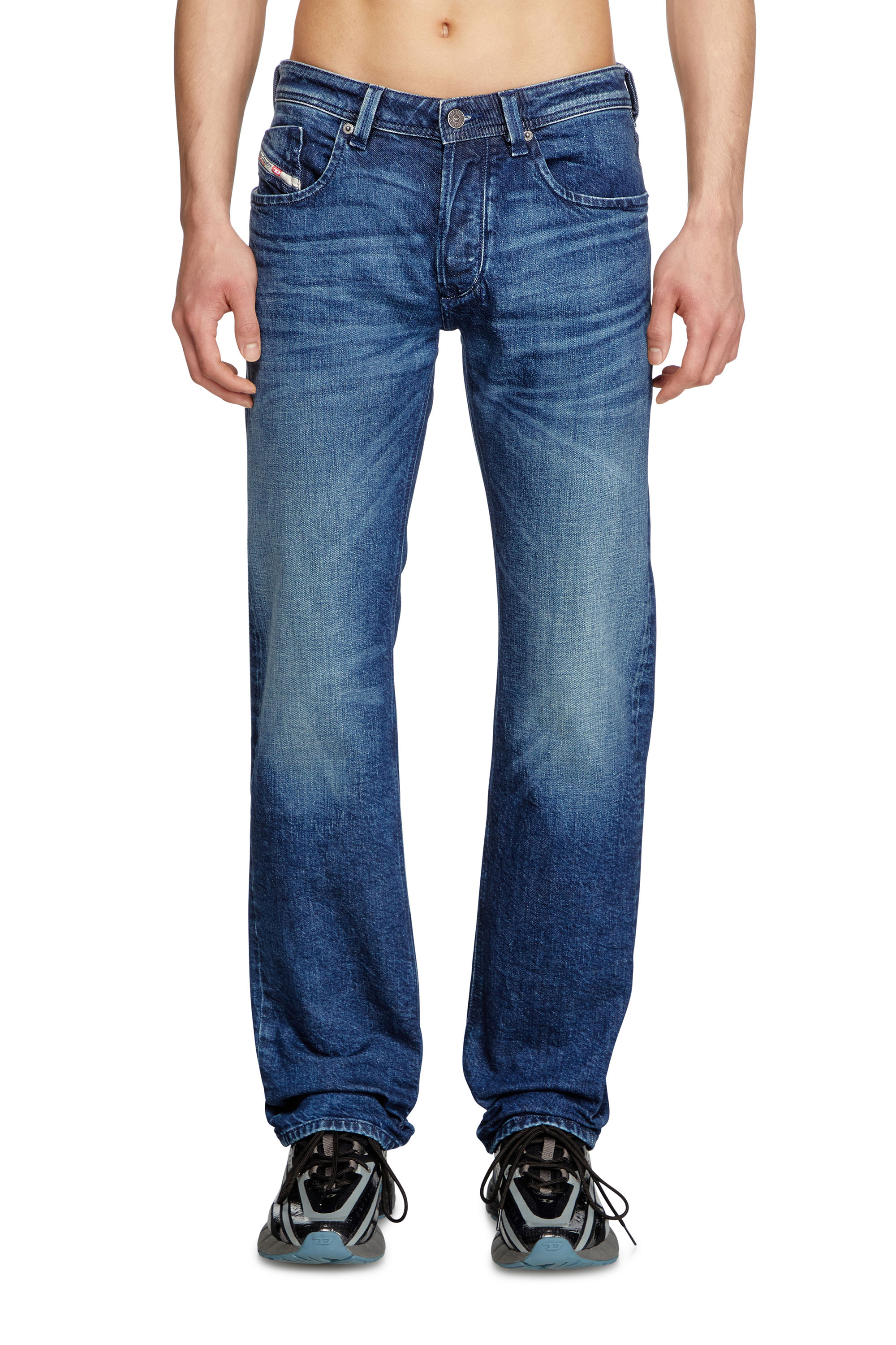 Diesel - Regular Jeans 1985 Larkee 09L51 Homme, Bleu Foncé - Image 3