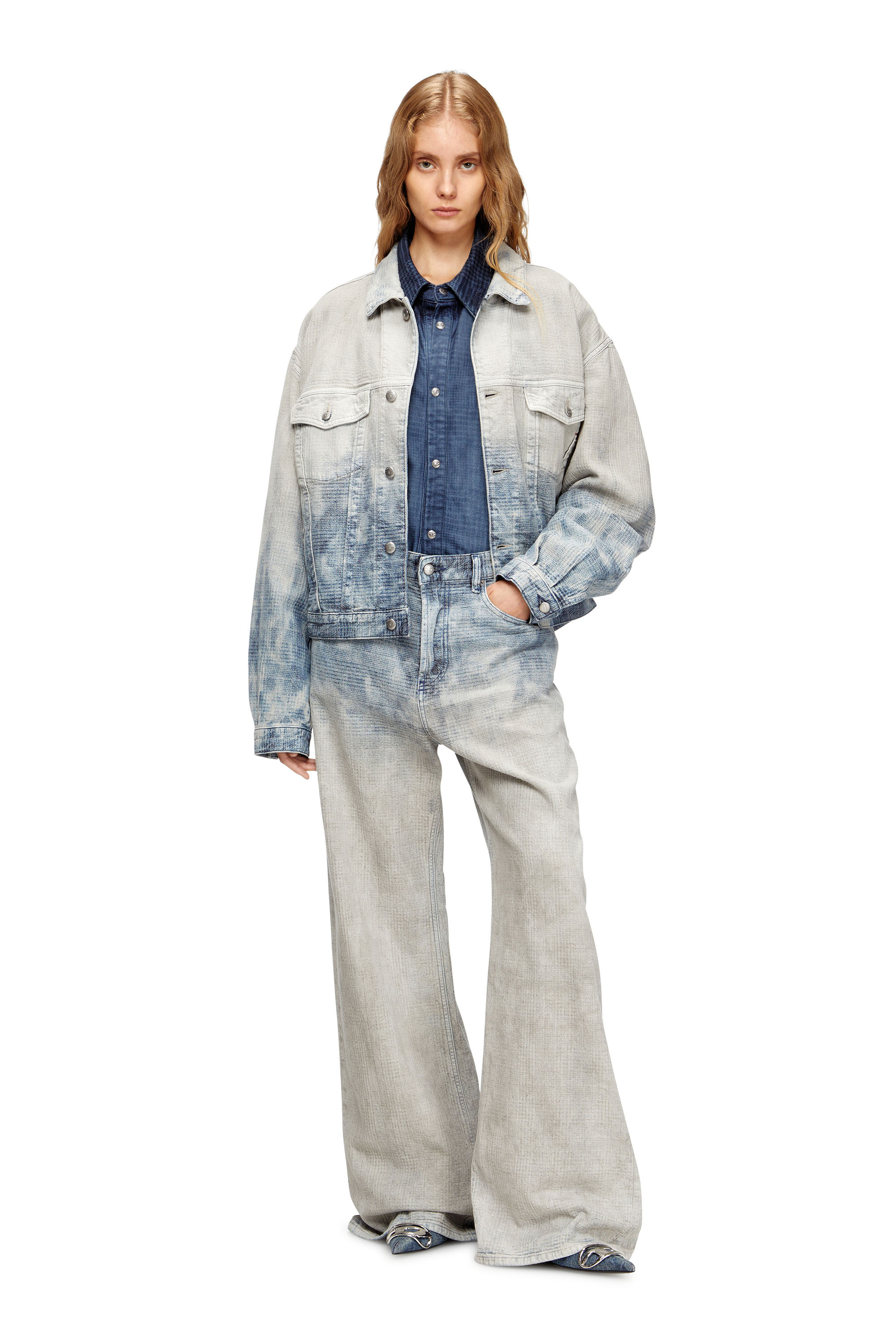 Diesel - Relaxed Jeans 1996 D-Sire 09N93 Femme, Bleu moyen - Image 2