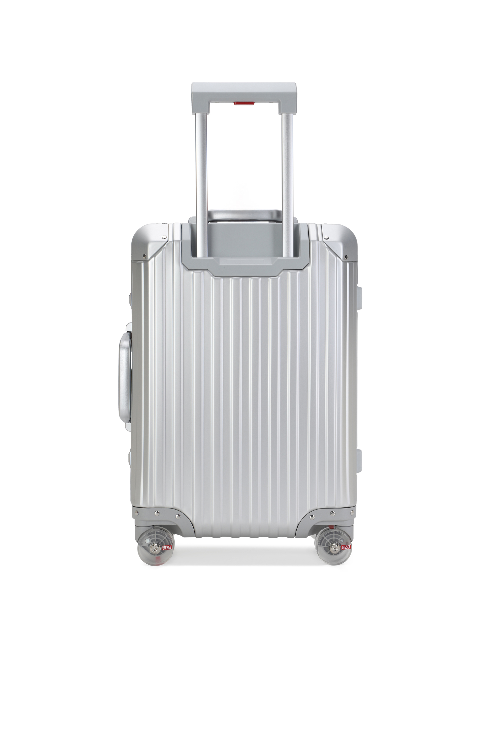 Diesel - DIESEL ALUMINUM TROLLEY- DSL002, Valise en aluminium taille S Mixte in Gris argent&eacute; - 2