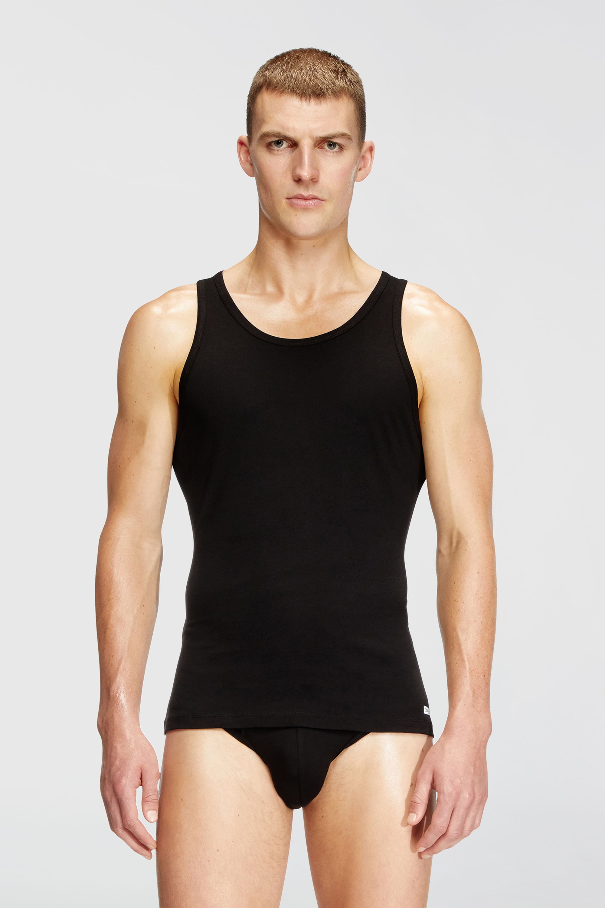 Diesel - WALTY-D-BOX-2PACK, Lot de deux gilets en coton Homme in Noir - 2