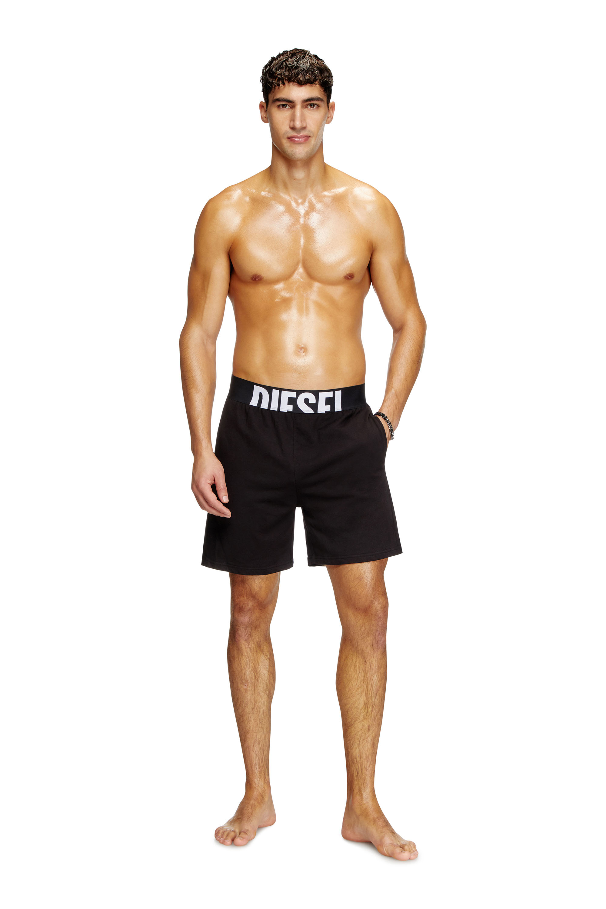 Diesel - DYLAN-D-POP, Short de pyjama Homme in Noir - 3