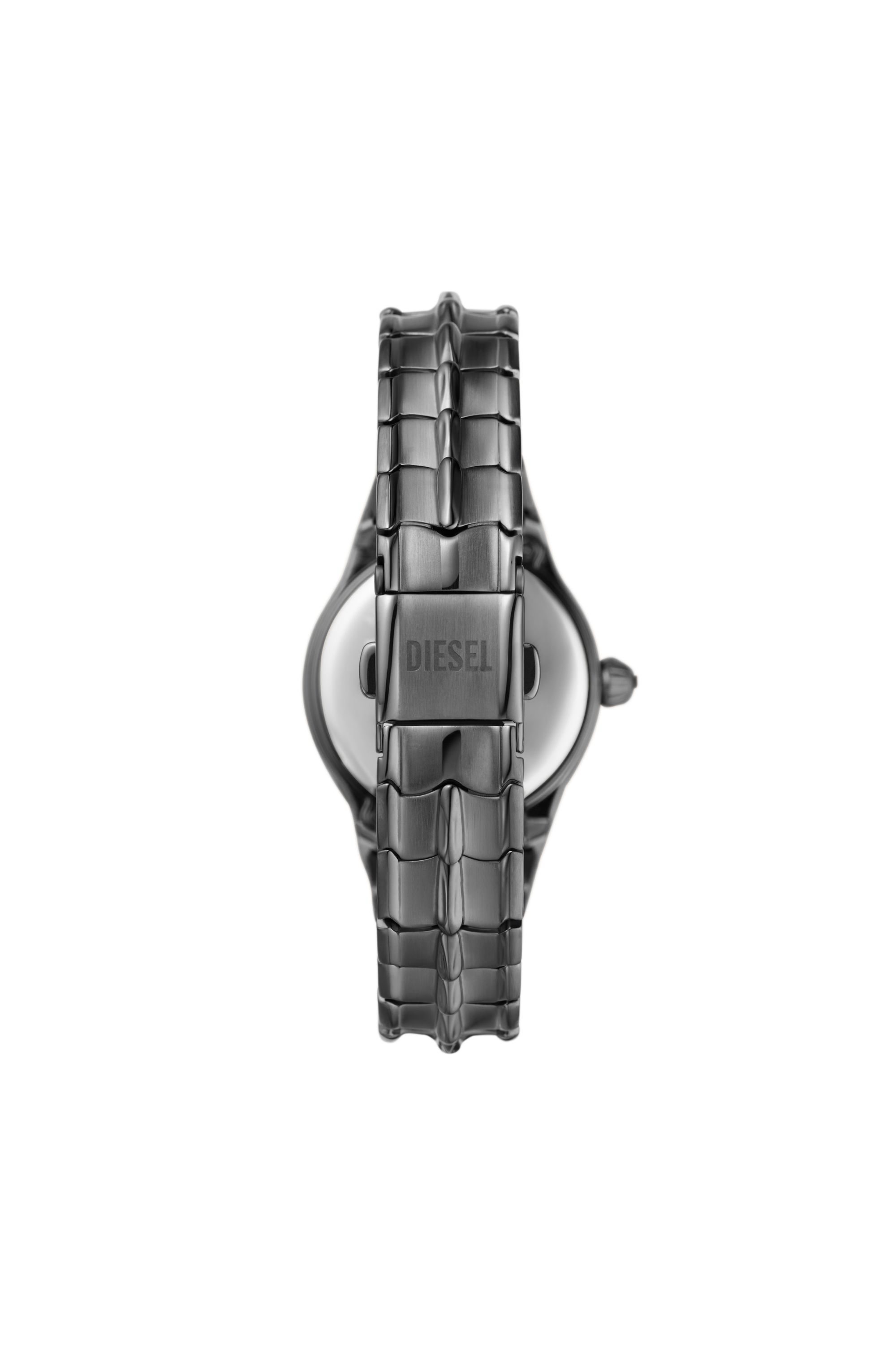 Diesel - DZ5603, Woman Vert three-hand gunmetal stainless steel watch in Grey - Image 2