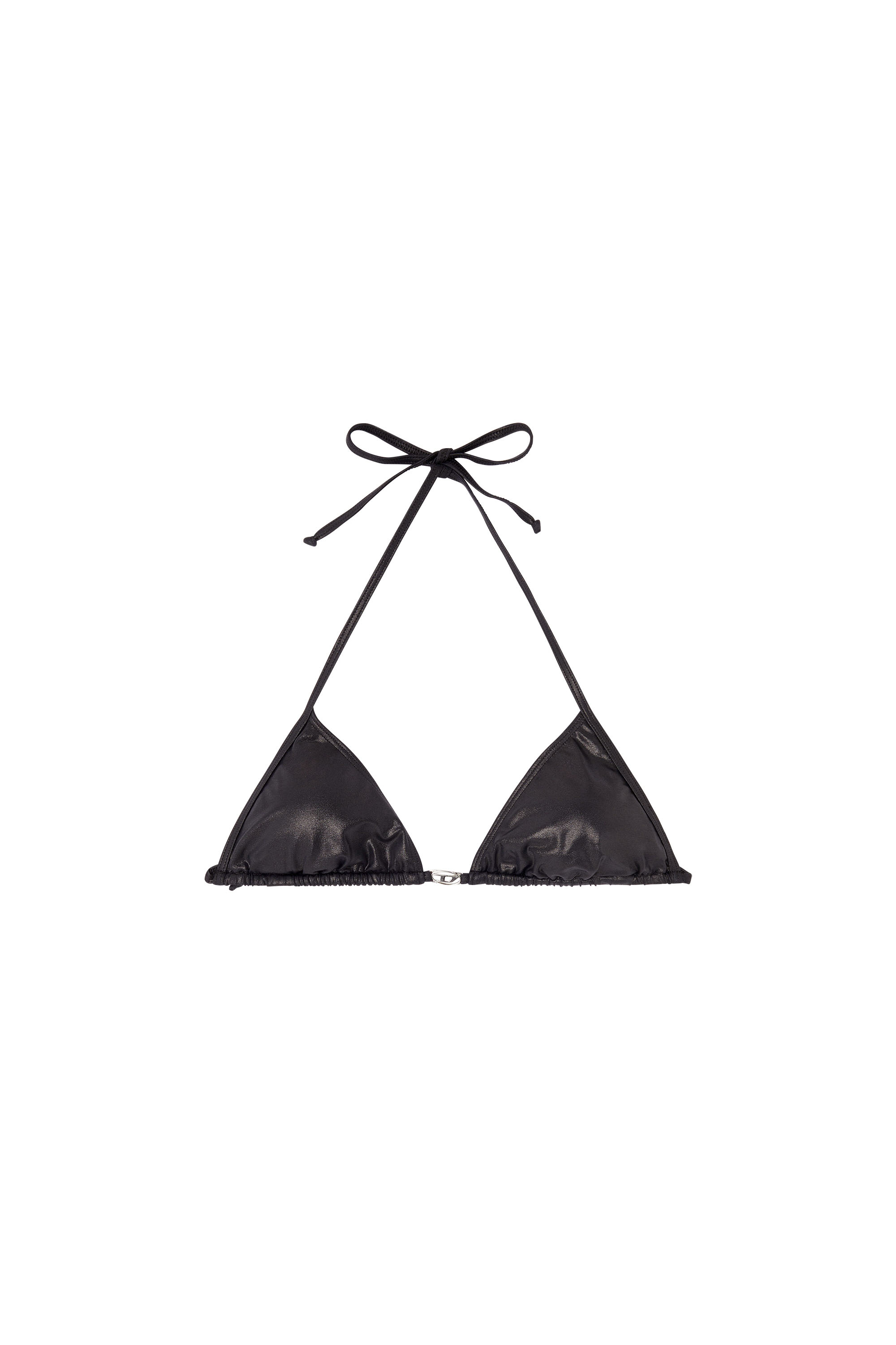 Diesel - ELETTRA-DNM, Haut de bikini triangle en tissu scintillant Femme in ToBeDefined - 4