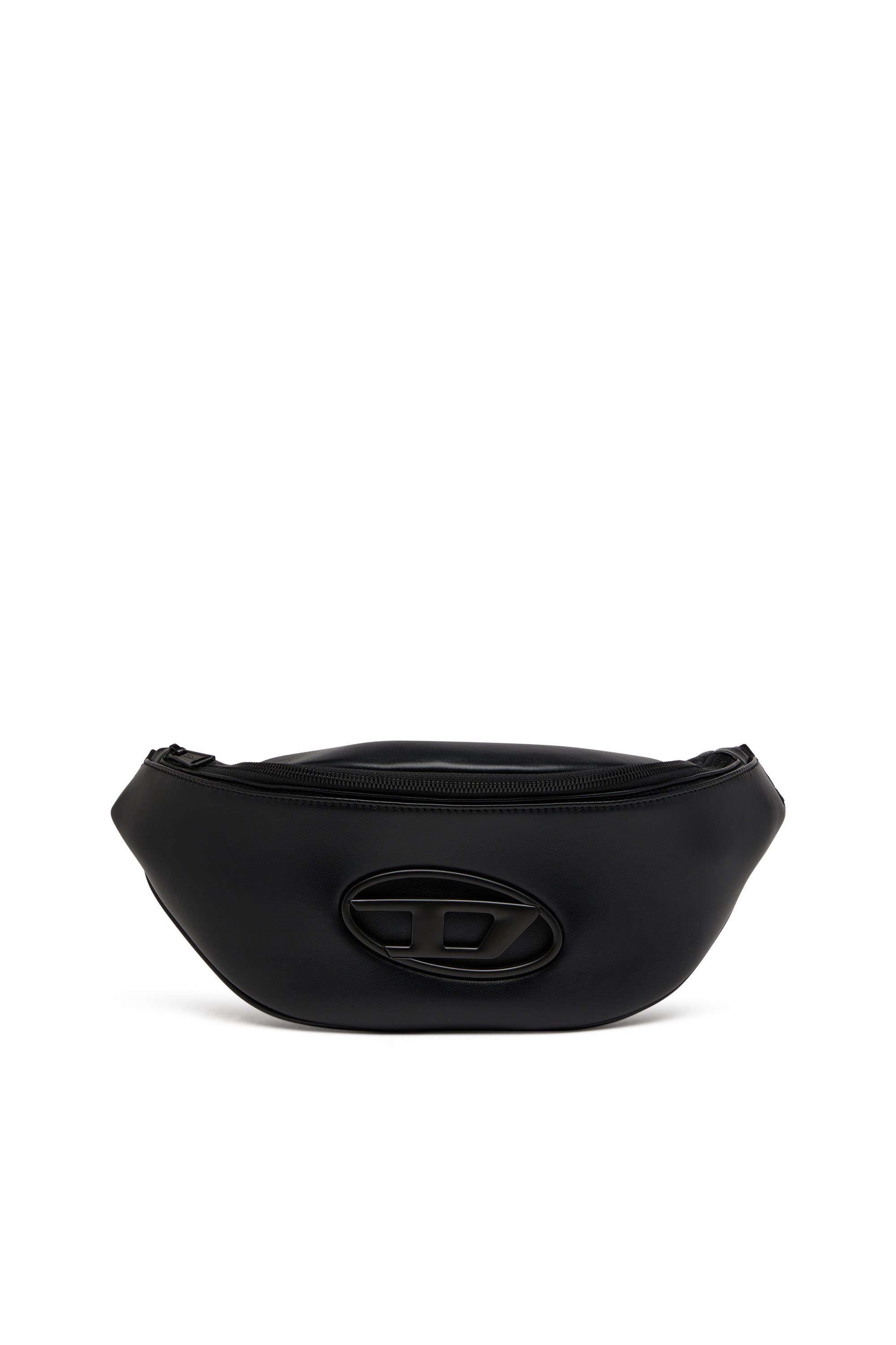 Diesel - HOLI-D BELT BAG M, Holi-D-Sac banane en PU et néoprène Homme in Noir - 1