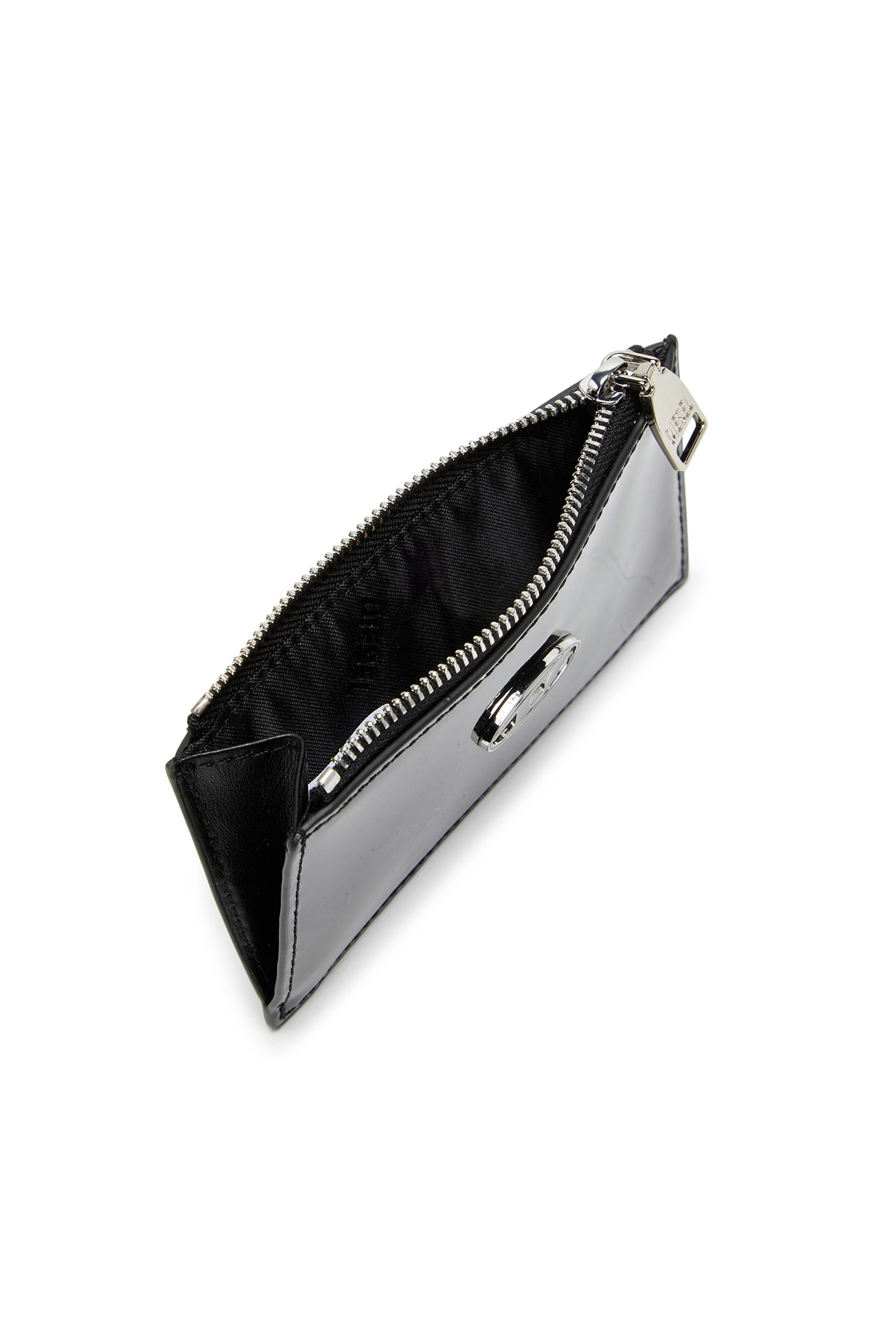 Diesel - PLAY CARD HOLDER III, Porte-cartes en cuir brillant Femme in Noir - 3