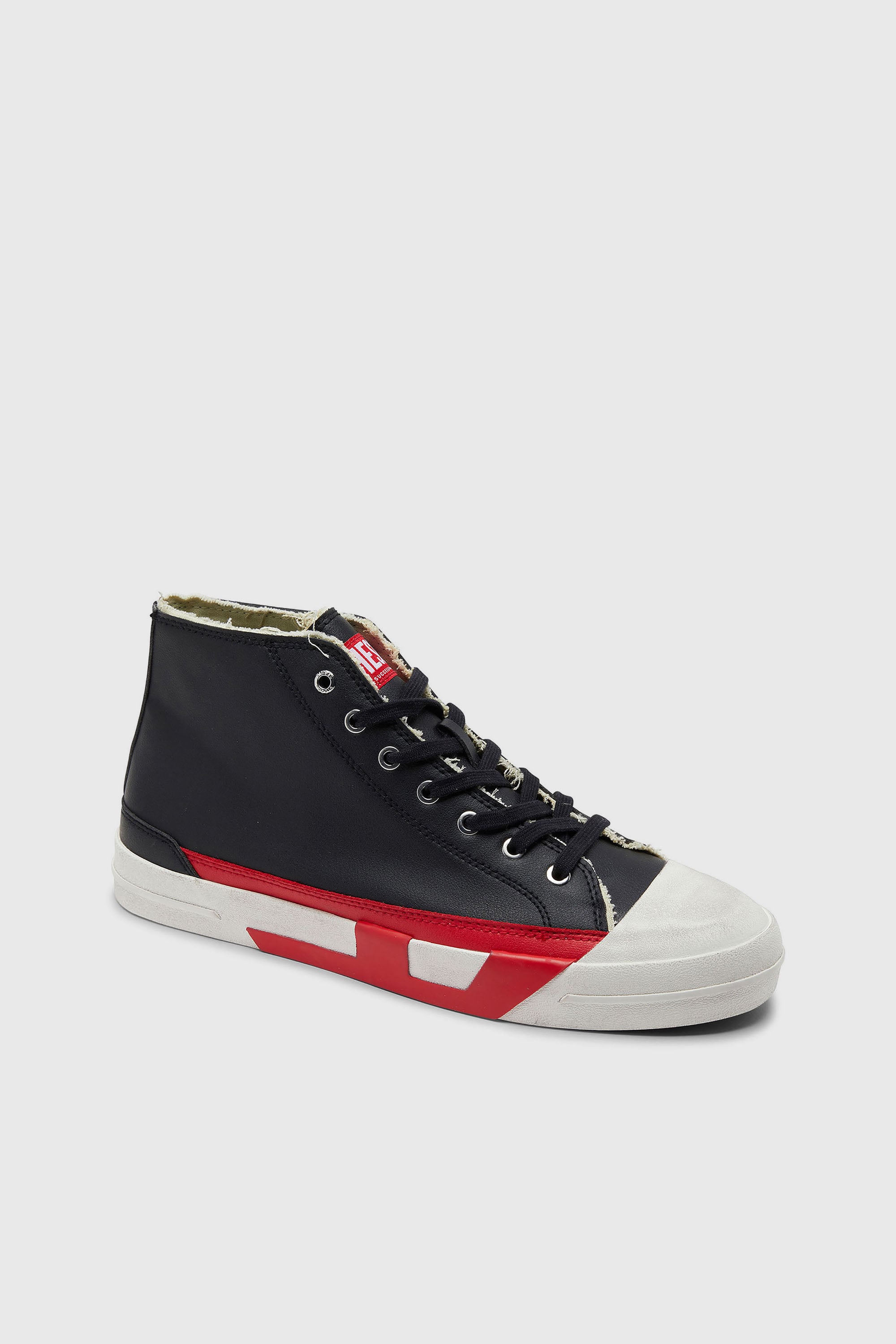 Diesel - S-D-VERSE MID II, S-D-Verse-Baskets avec logo D Homme in Noir - 6