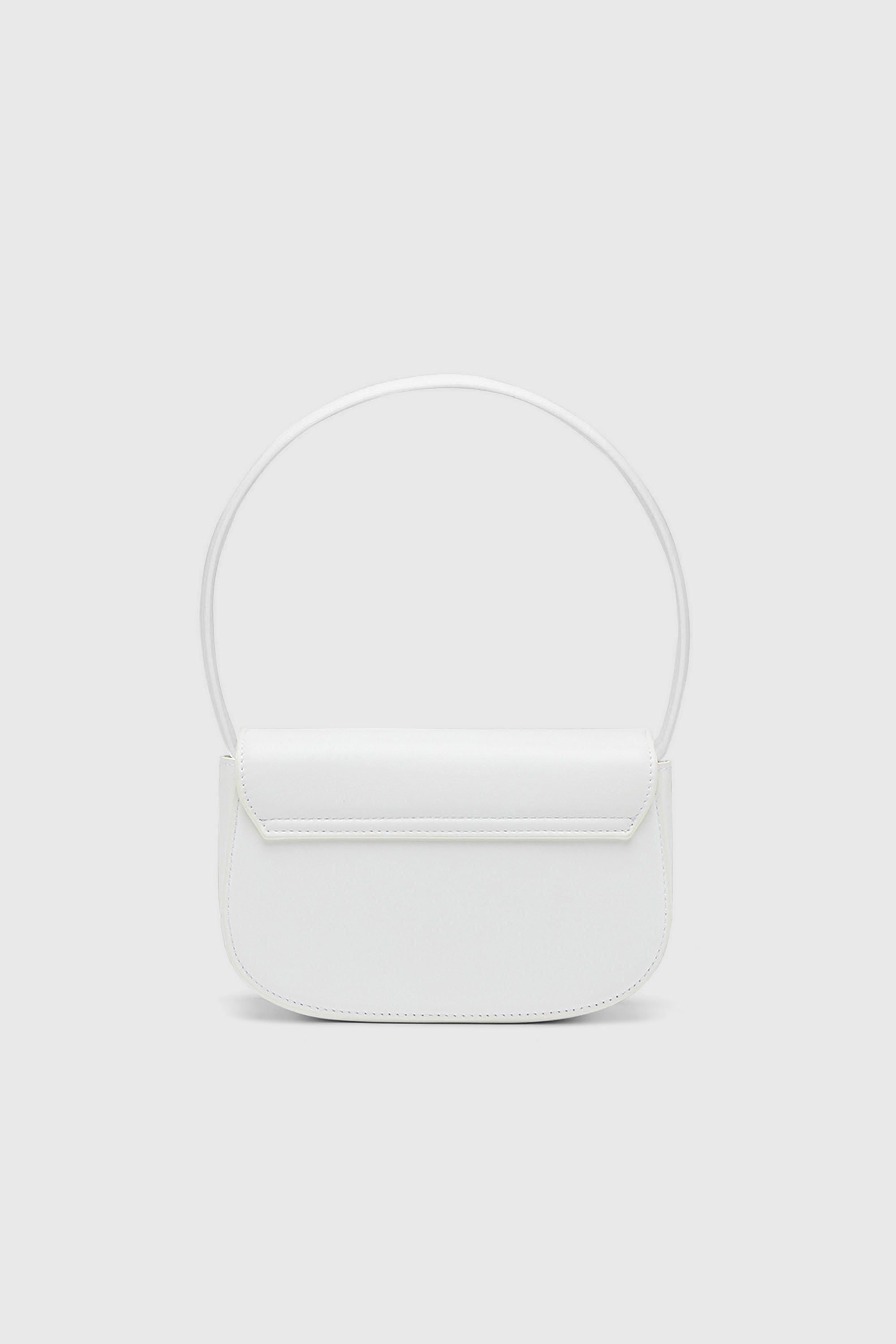 Diesel - 1DR, 1DR-Sac iconique &agrave; bandouli&egrave;re en cuir nappa Femme in Blanc - 2