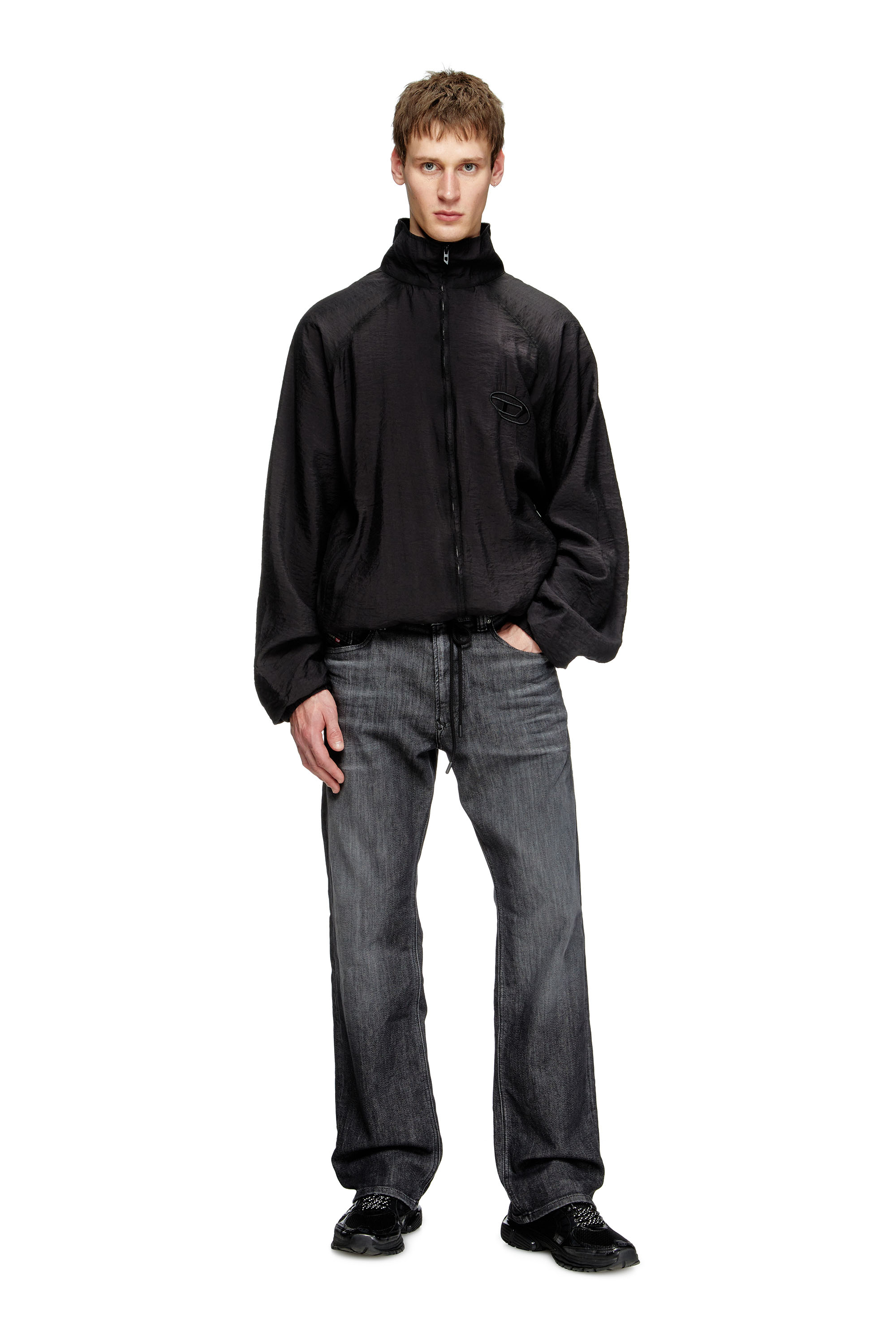Diesel - Relaxed 2080 D-Reel Joggjeans® 09M66 Homme, Noir/Gris foncé - Image 2