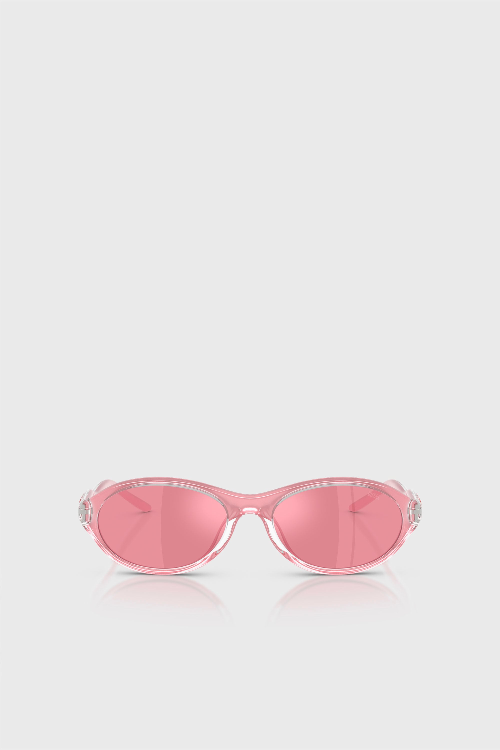 Diesel - 0DL3024U, Lunettes de soleil ovales Mixte in Rose - 1