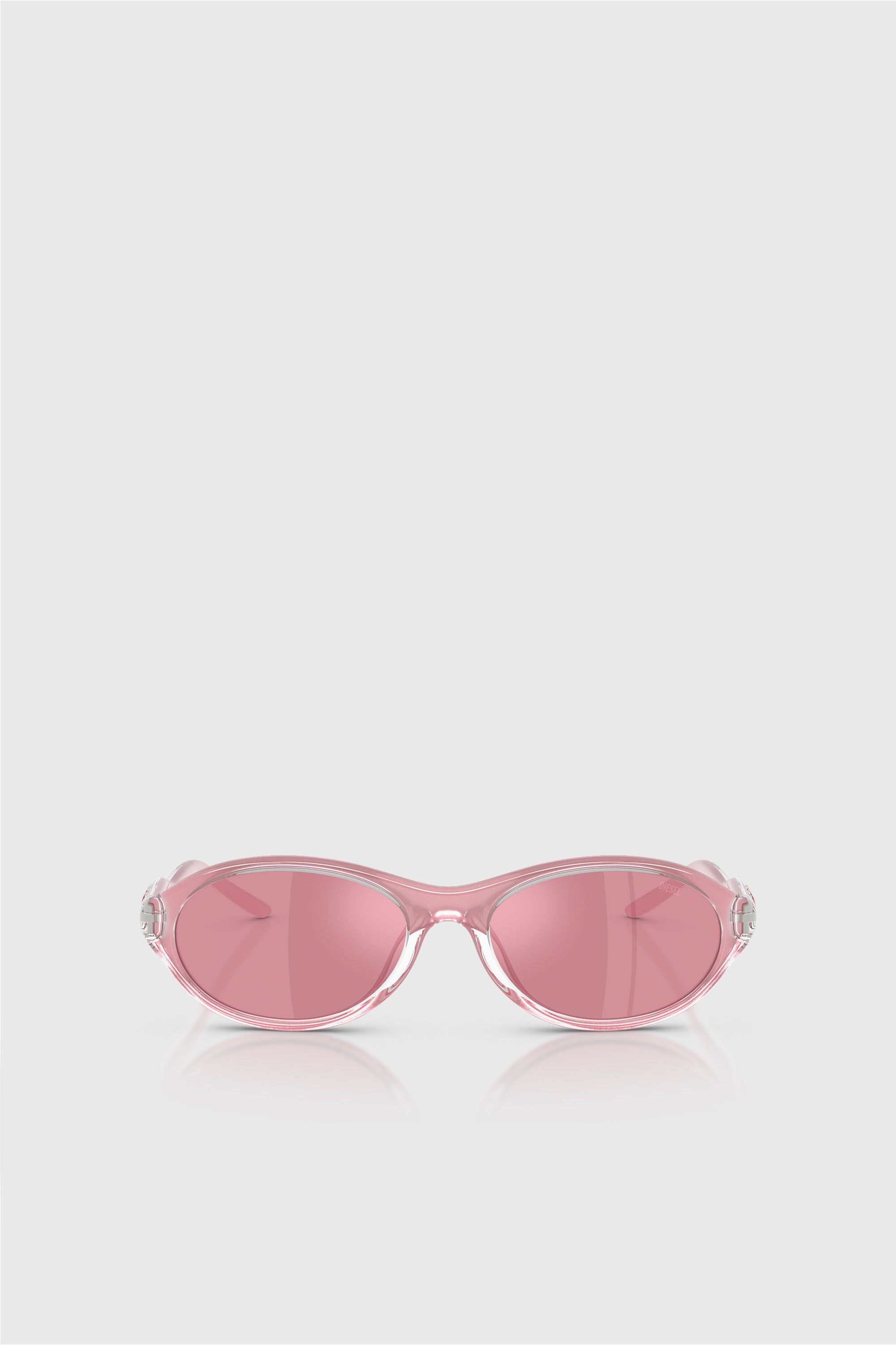 Diesel - 0DL3024U, Lunettes de soleil ovales Mixte in Rose - 1