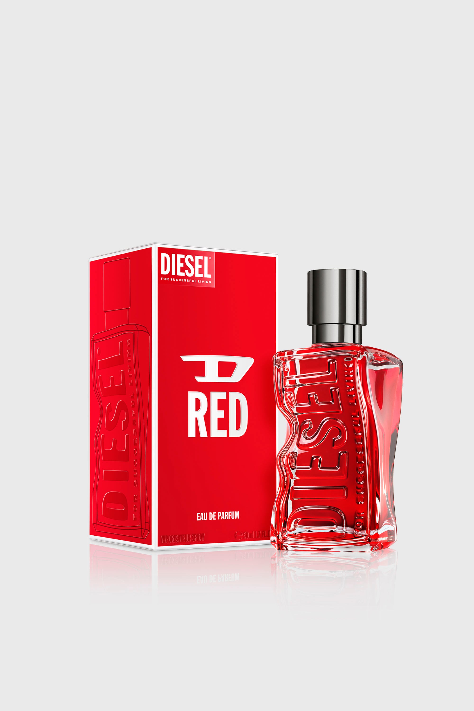 Diesel - D RED 50 ML, D RED 50ml, Eau de Parfum Homme in Rouge - 2