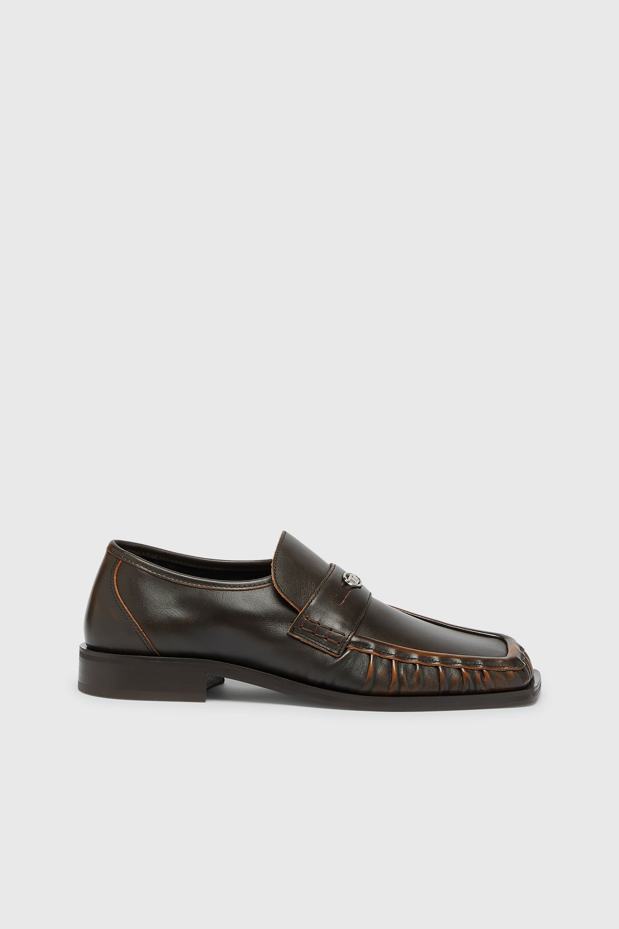 Diesel - D-AMBER LOAFER, D-Amber - Mocassins Penny en cuir Homme in Marron - 1