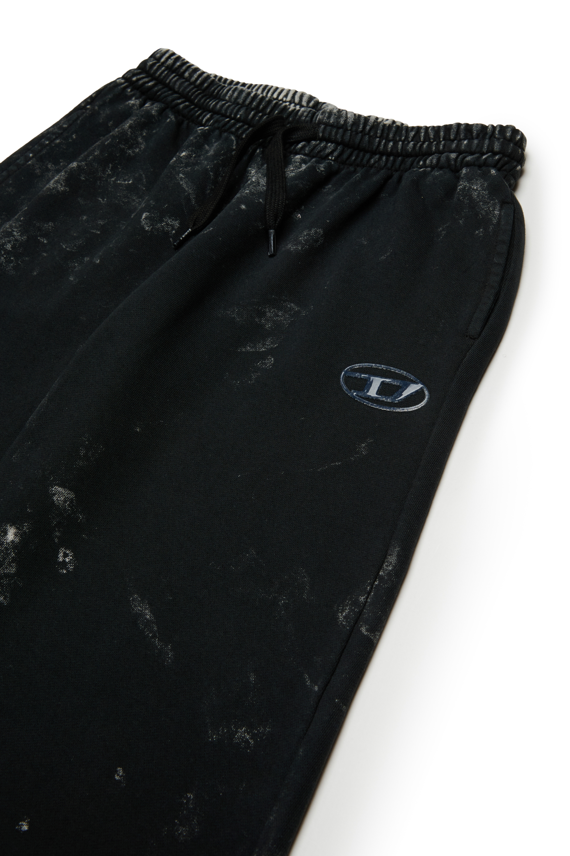 Diesel - PAKTA, Pantalon en coton avec détail logo Femme in Noir - 3