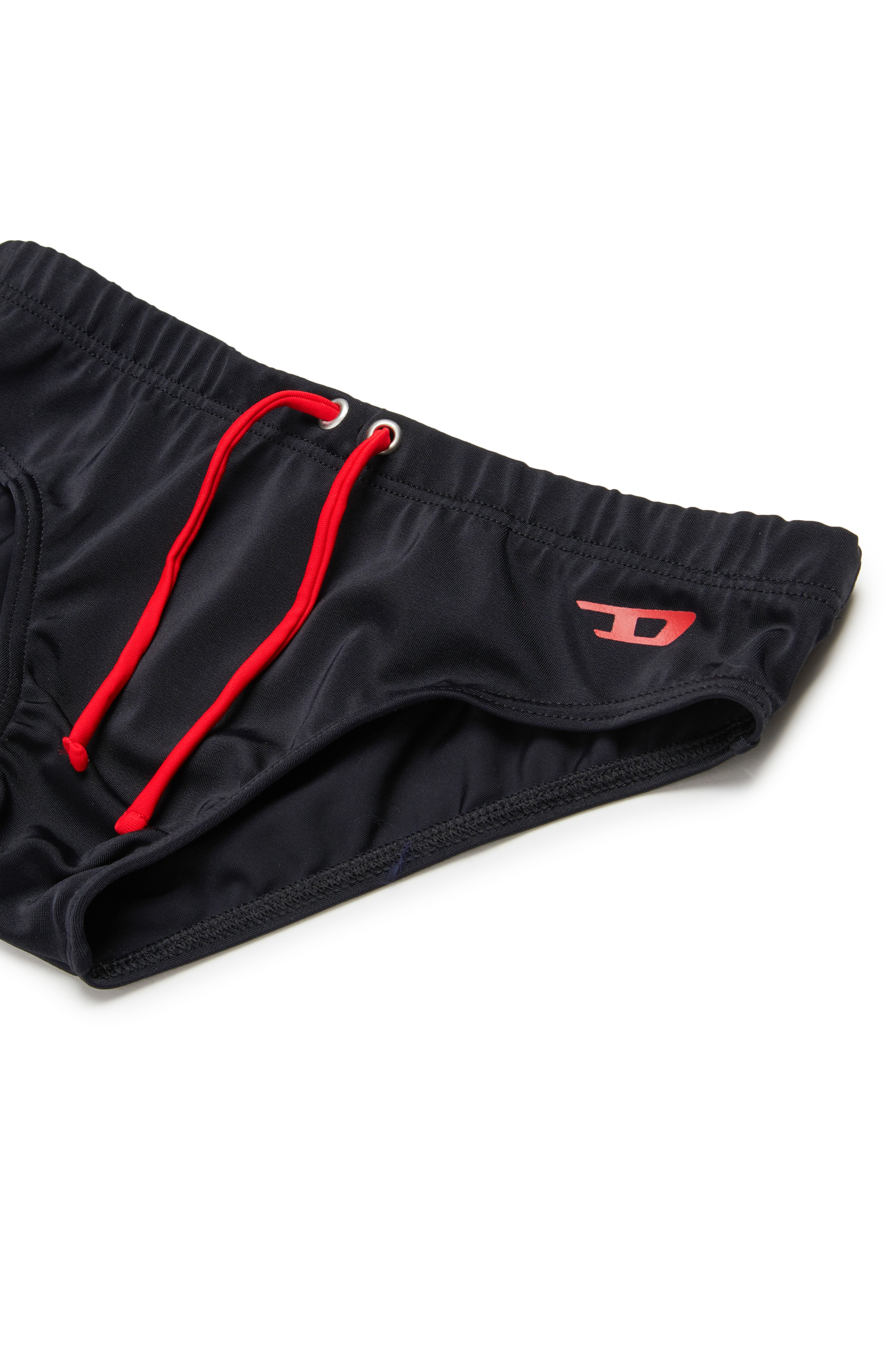 Diesel - MILARDY, Slip de bain avec cordon de serrage ajustable Homme in Noir - 3