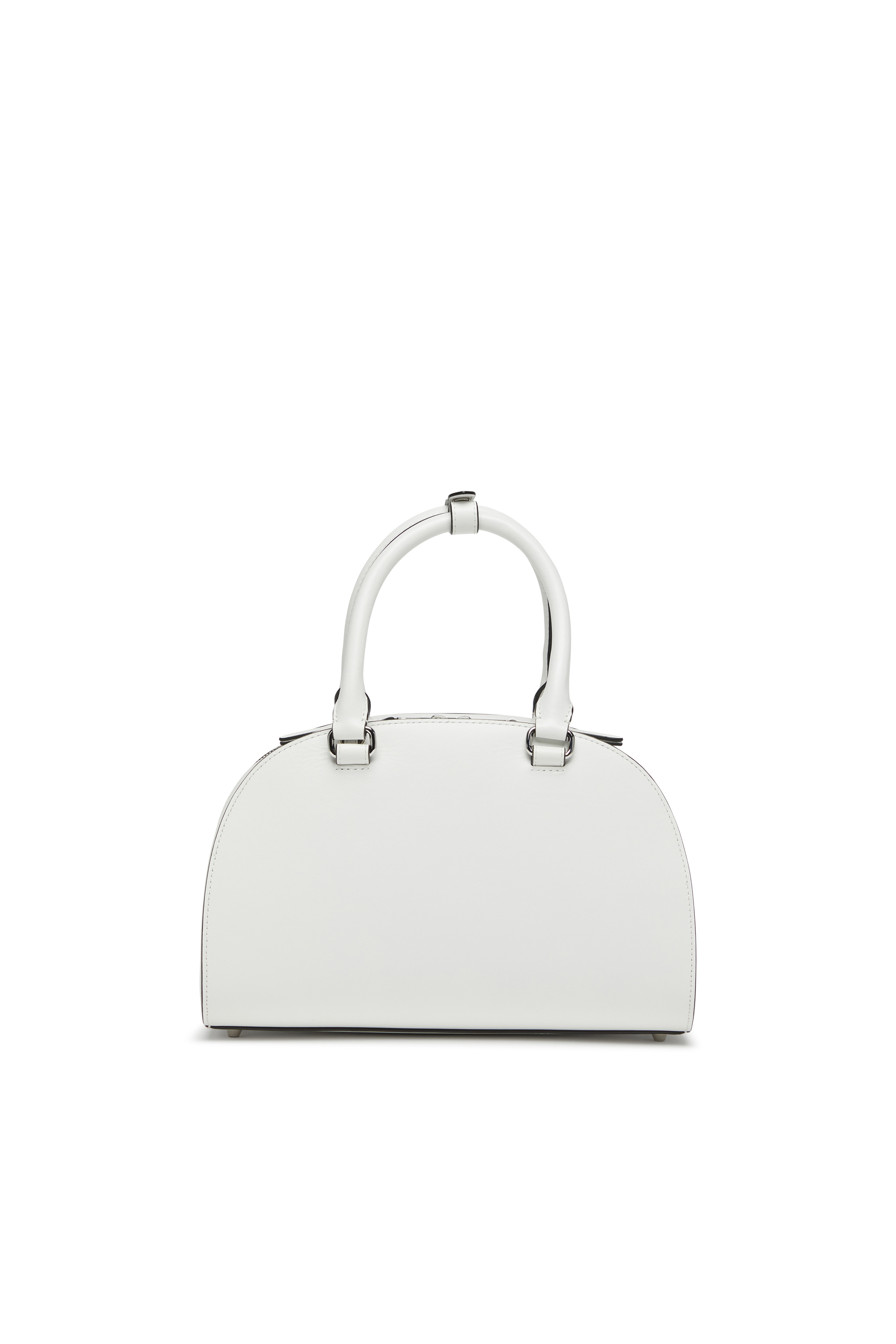 Diesel - 1DR DOME TOP HANDLE, Sac bowling en cuir Femme in Blanc - 2